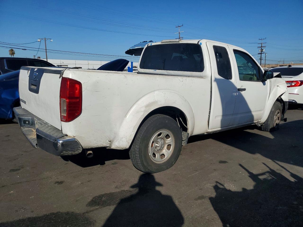 2012 Nissan Frontier S Белый vin: 1N6BD0CT5CC446132