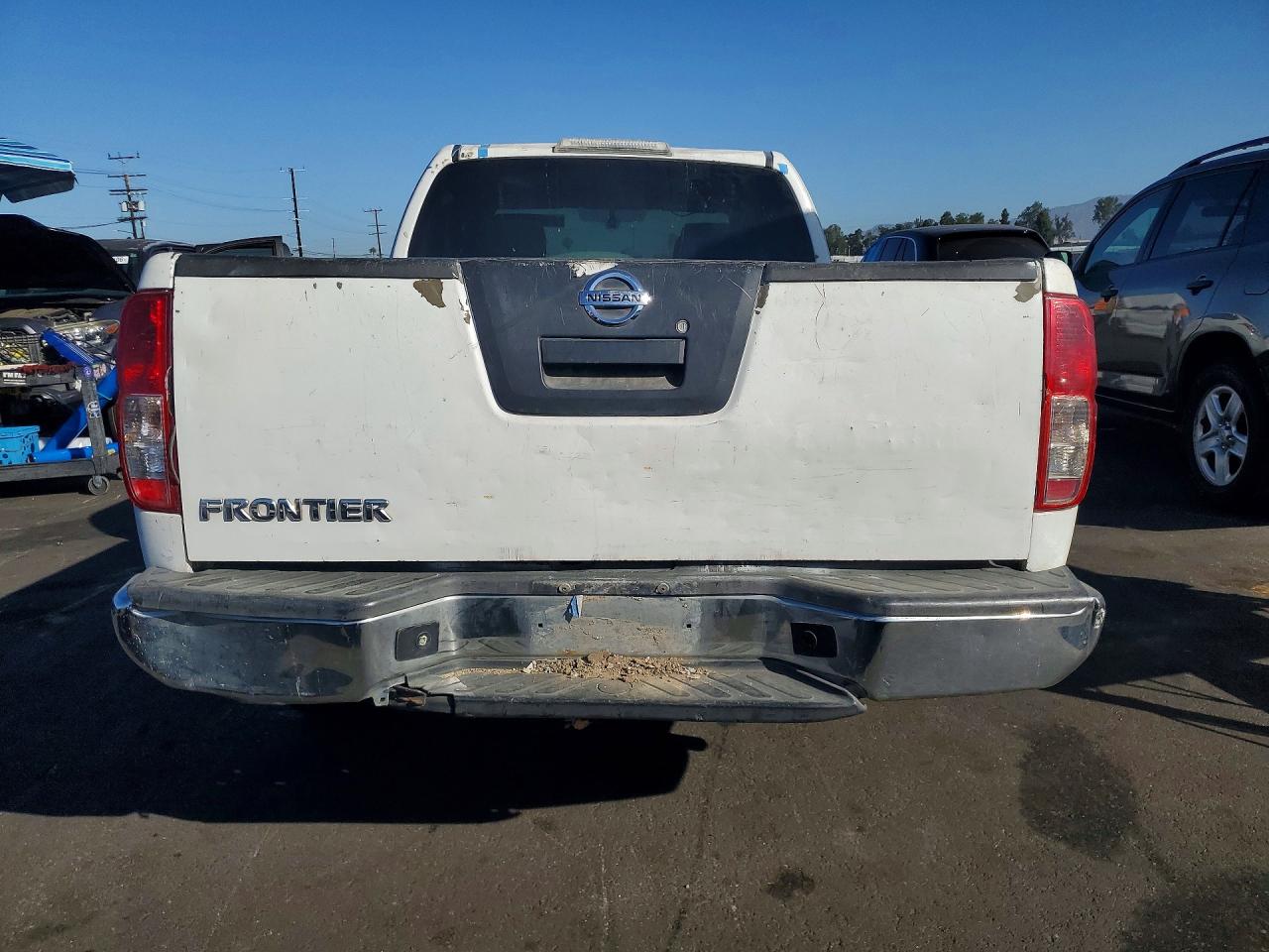 2012 Nissan Frontier S Белый vin: 1N6BD0CT5CC446132