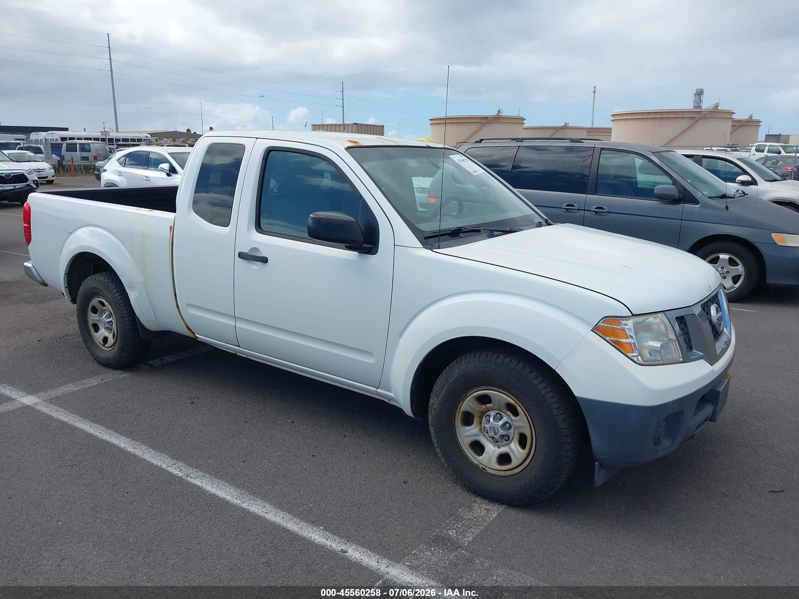 2013 Nissan Frontier S White vin: 1N6BD0CT5DN746226