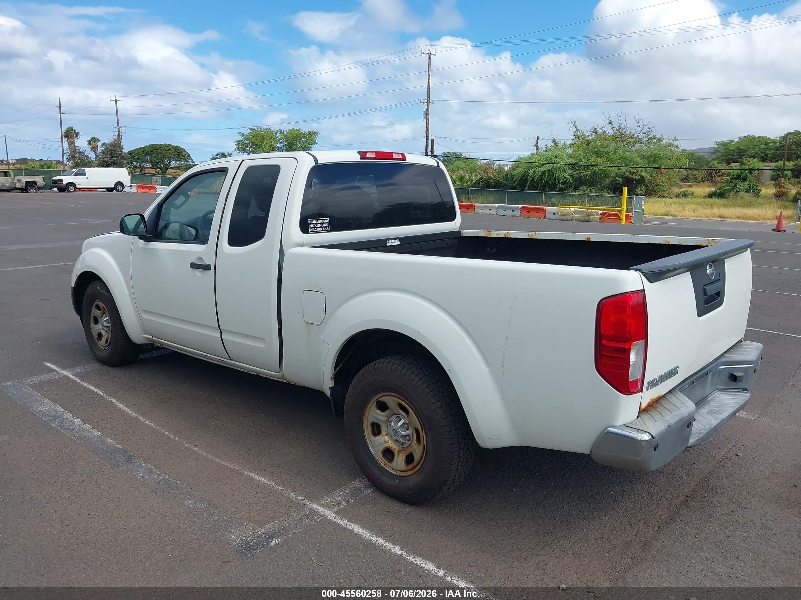 2013 Nissan Frontier S White vin: 1N6BD0CT5DN746226