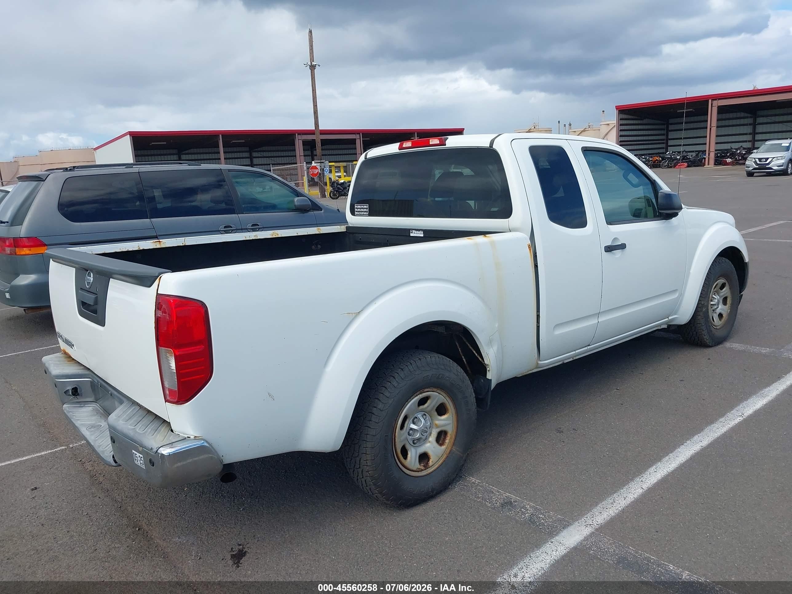 2013 Nissan Frontier S White vin: 1N6BD0CT5DN746226