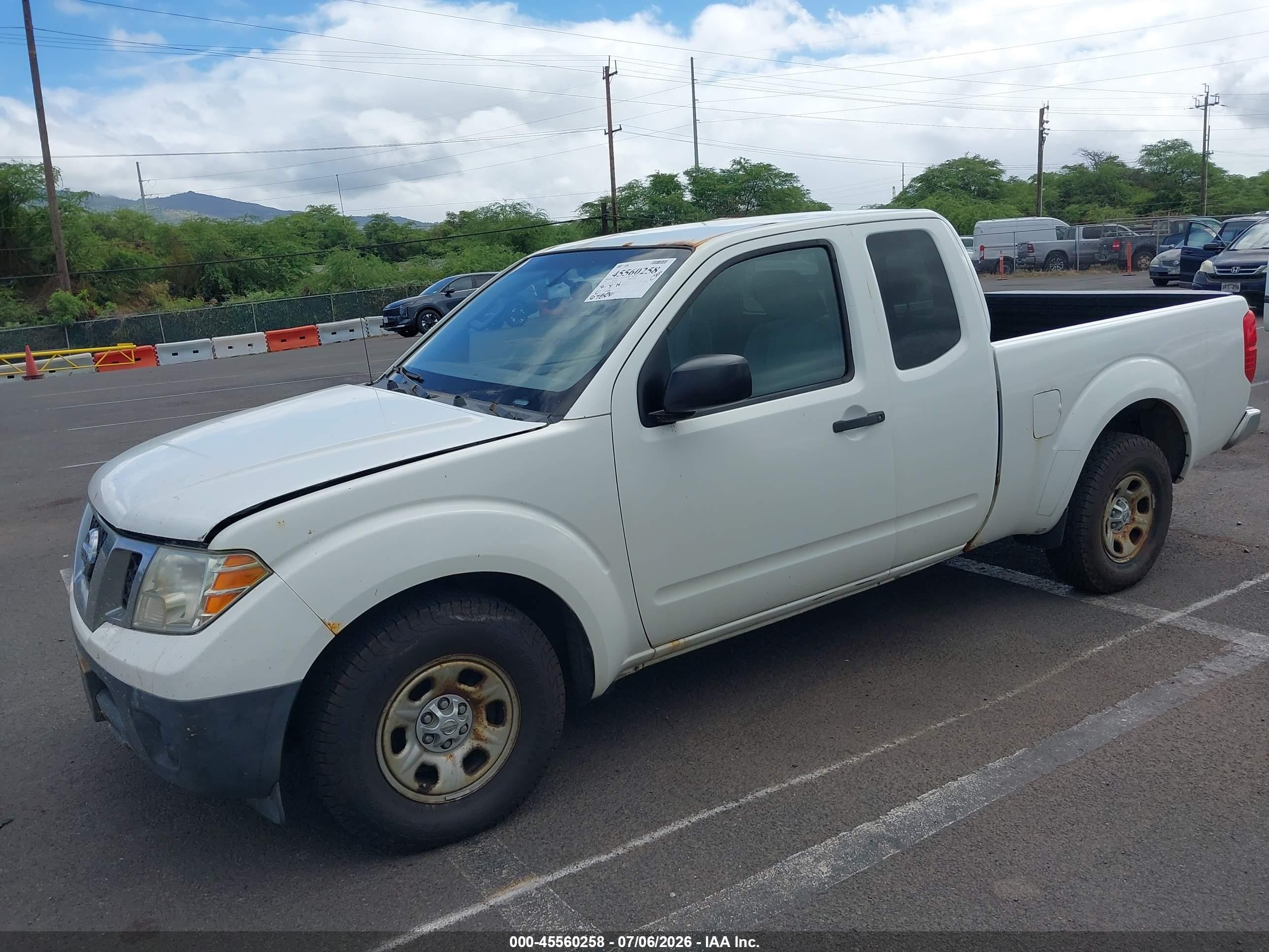 2013 Nissan Frontier S White vin: 1N6BD0CT5DN746226