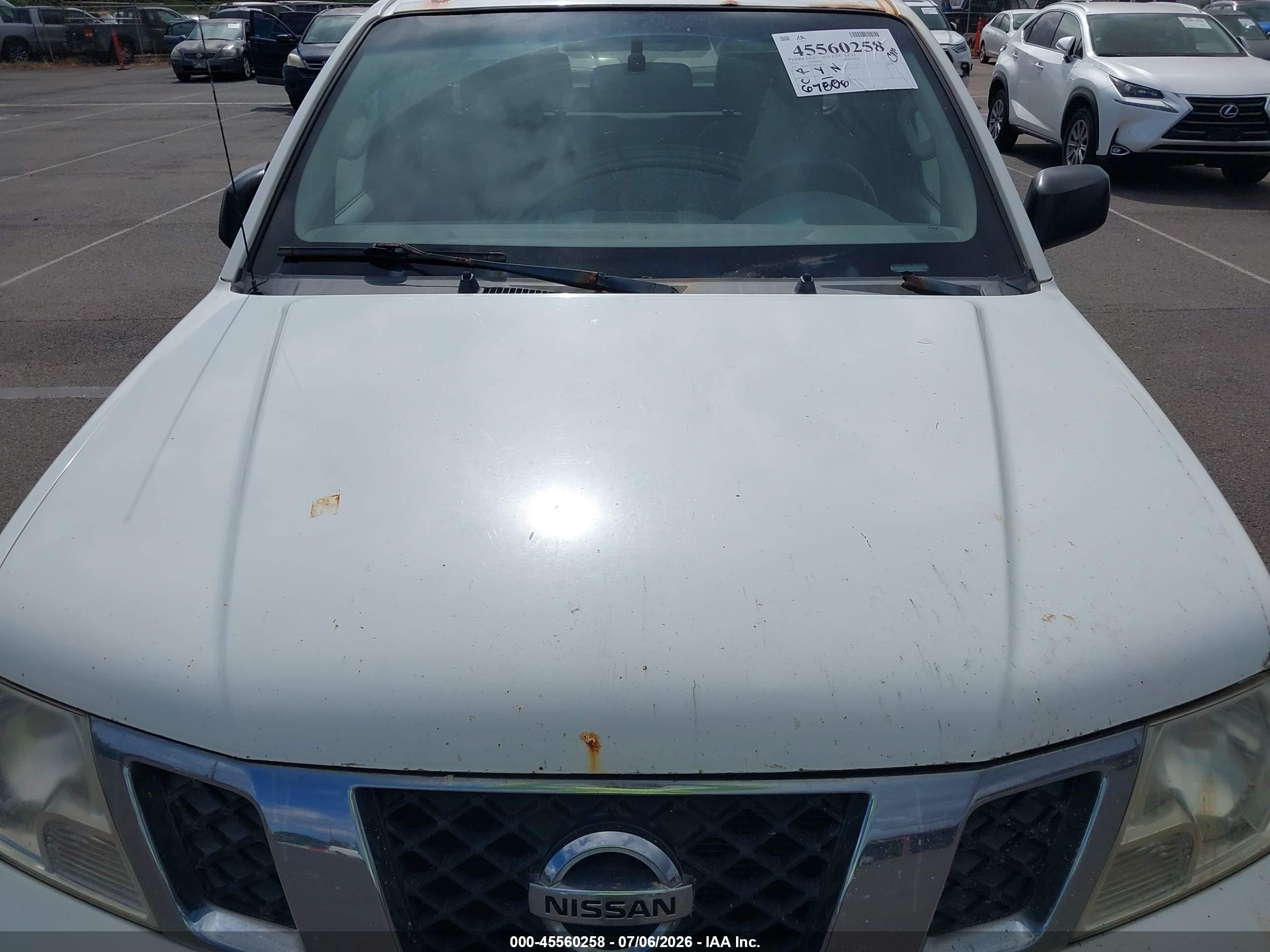 2013 Nissan Frontier S White vin: 1N6BD0CT5DN746226