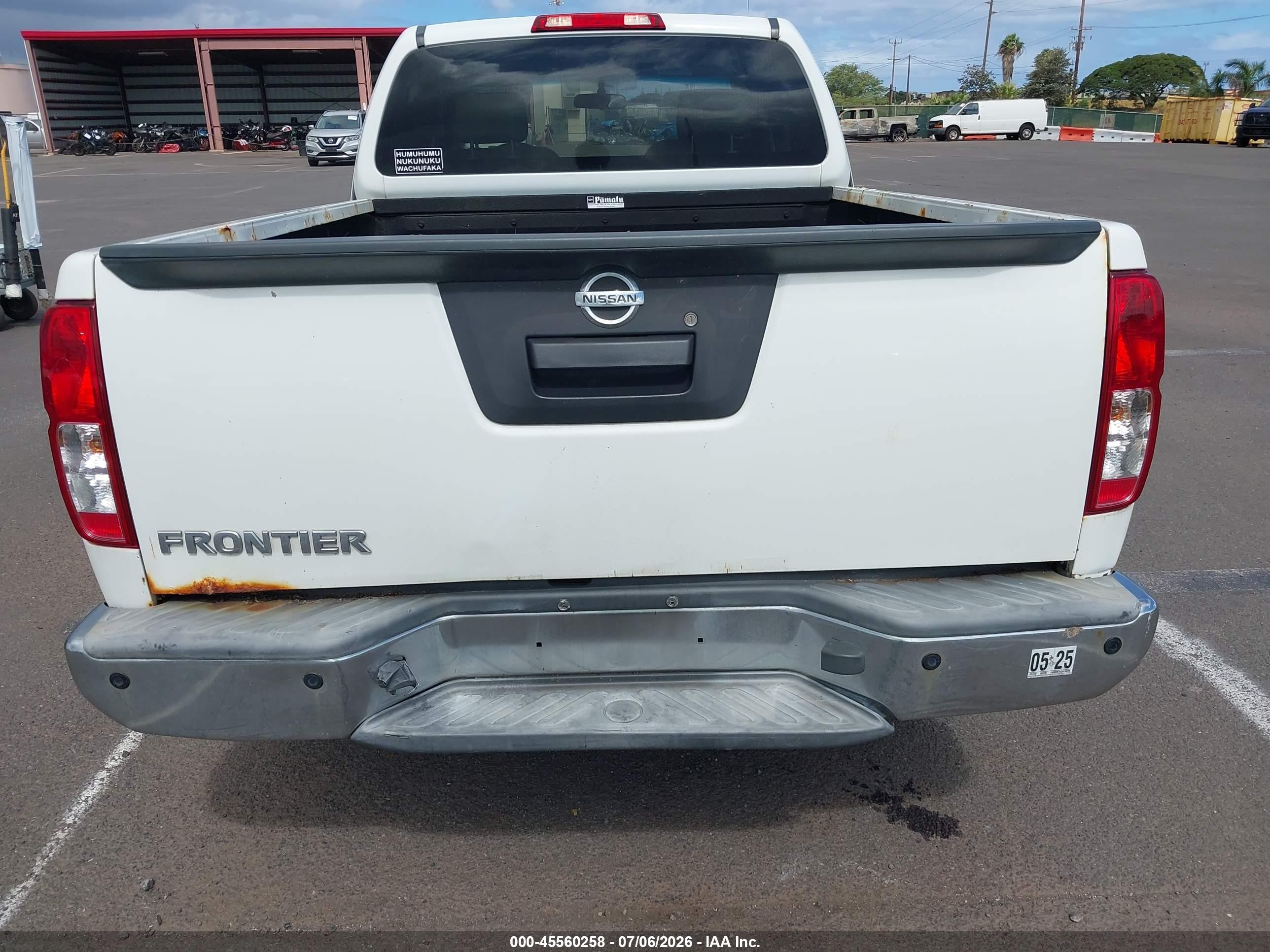 2013 Nissan Frontier S White vin: 1N6BD0CT5DN746226
