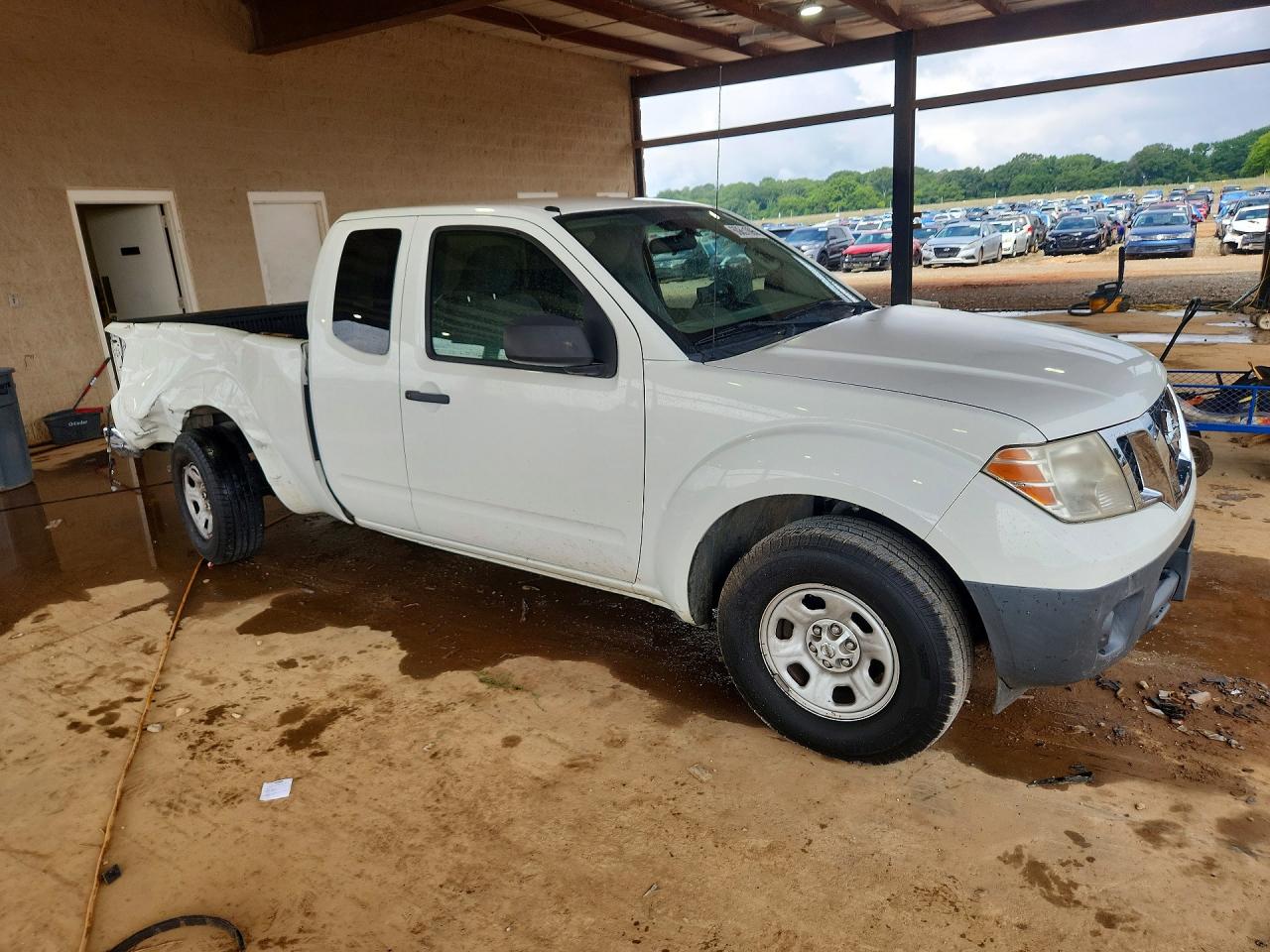 2014 Nissan Frontier S White vin: 1N6BD0CT5EN713857