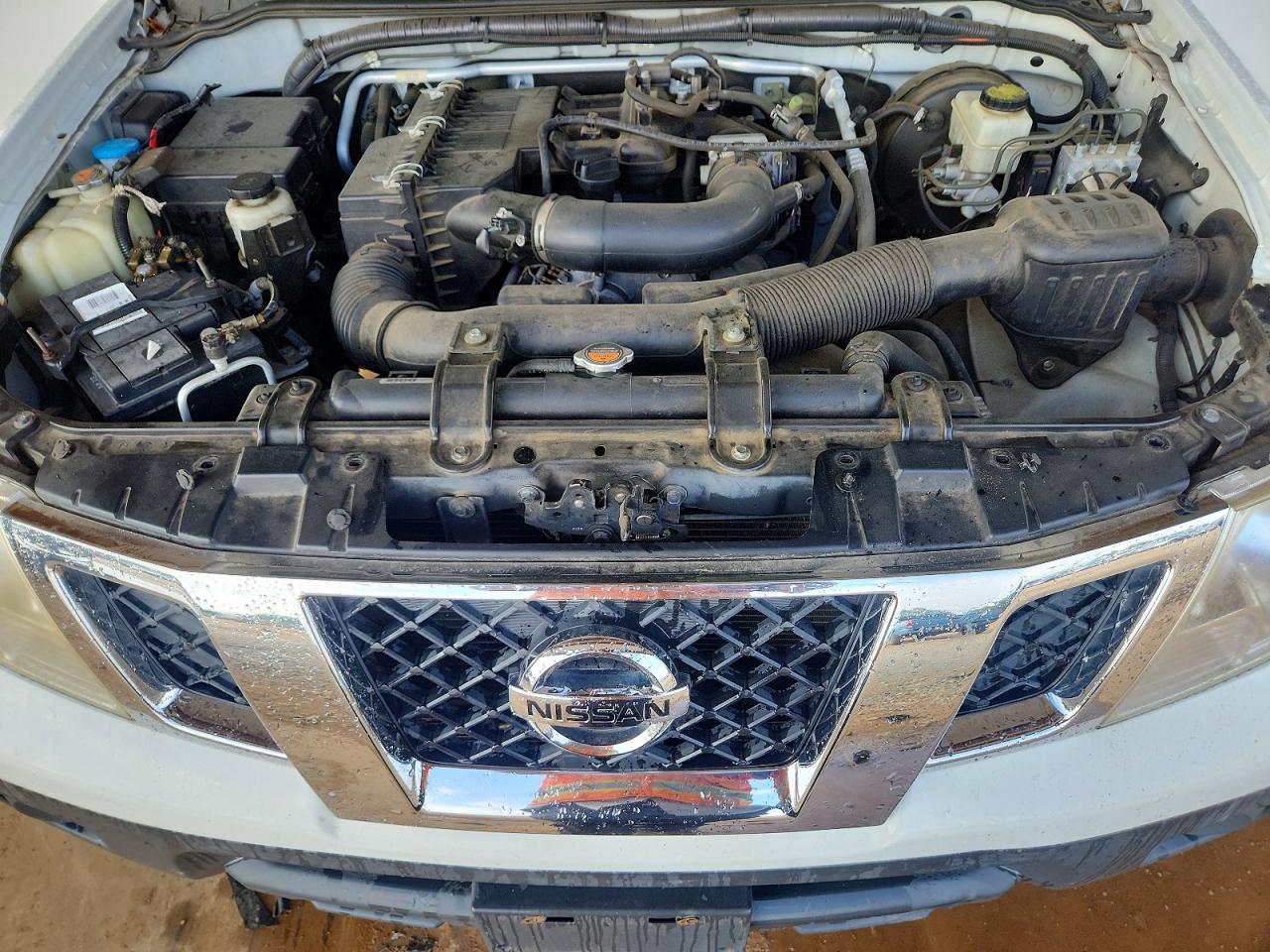 2014 Nissan Frontier S White vin: 1N6BD0CT5EN713857