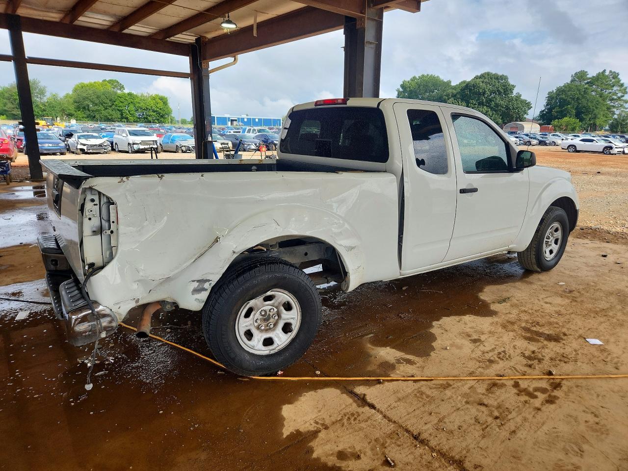 2014 Nissan Frontier S White vin: 1N6BD0CT5EN713857