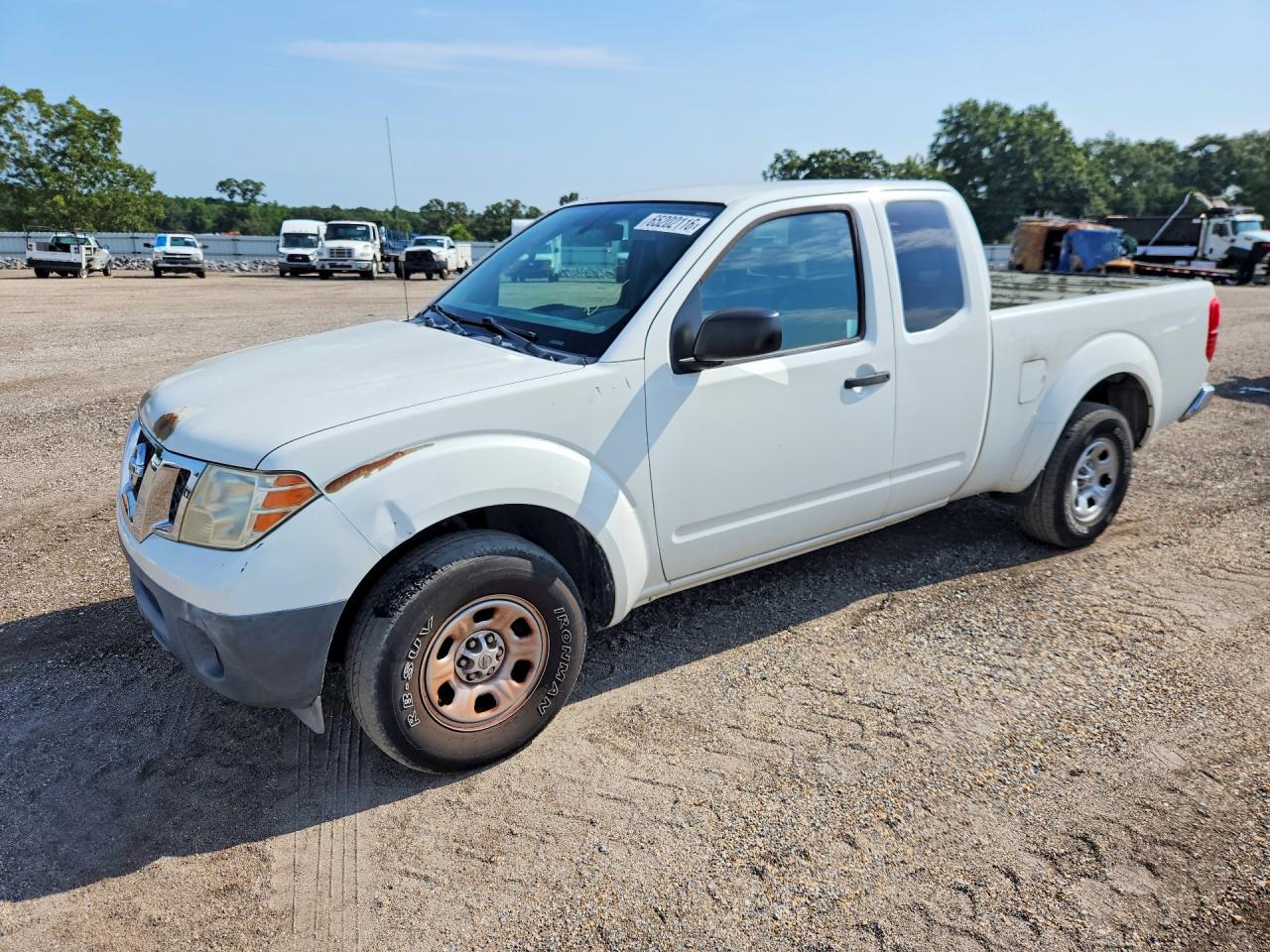 2014 Nissan Frontier S Белый vin: 1N6BD0CT5EN760256