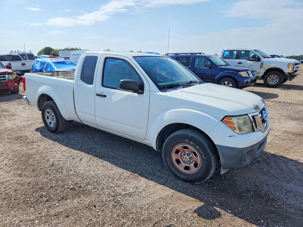 2014 Nissan Frontier S Белый vin: 1N6BD0CT5EN760256