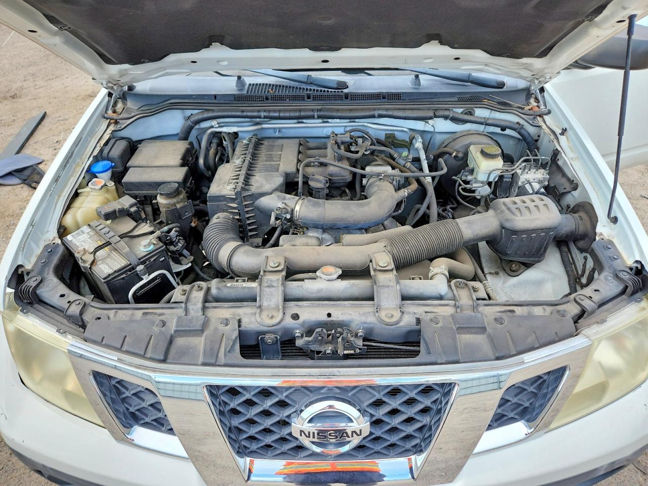 2014 Nissan Frontier S Белый vin: 1N6BD0CT5EN760256