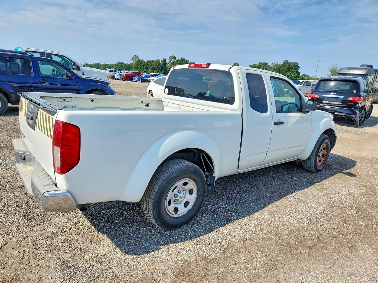 2014 Nissan Frontier S Белый vin: 1N6BD0CT5EN760256