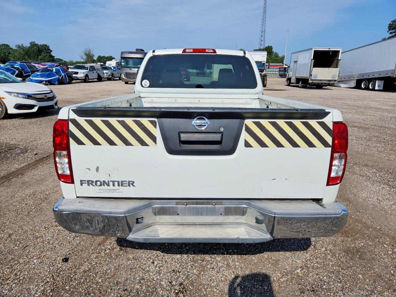 2014 Nissan Frontier S Белый vin: 1N6BD0CT5EN760256