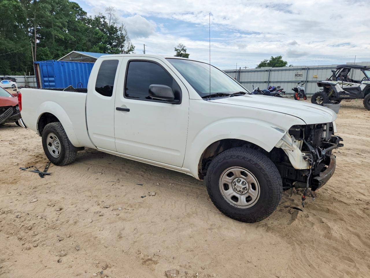 2015 Nissan Frontier S White vin: 1N6BD0CT5FN721751