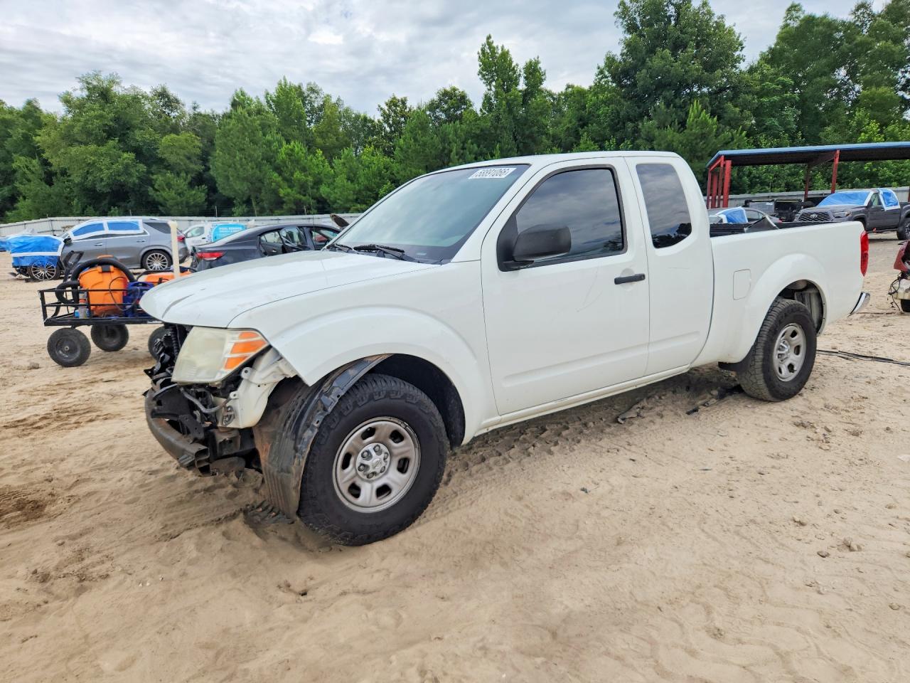 2015 Nissan Frontier S White vin: 1N6BD0CT5FN721751