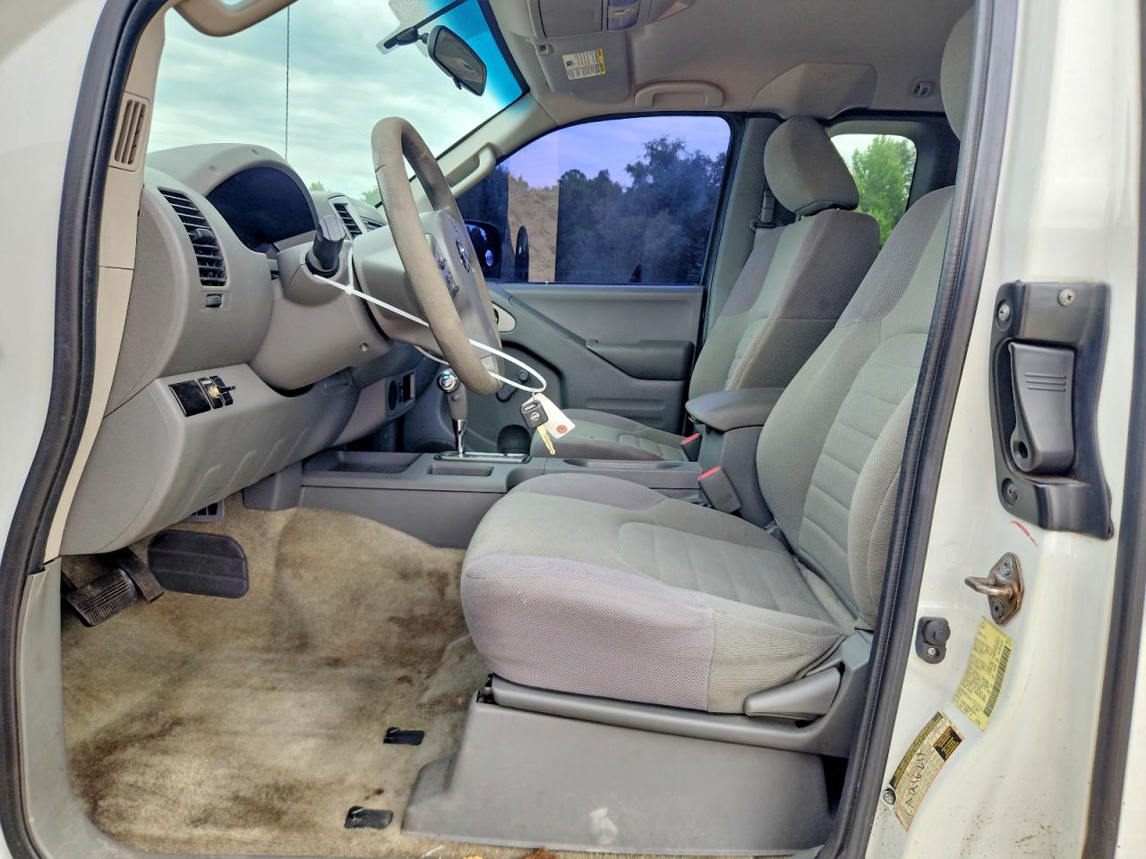 2015 Nissan Frontier S White vin: 1N6BD0CT5FN721751