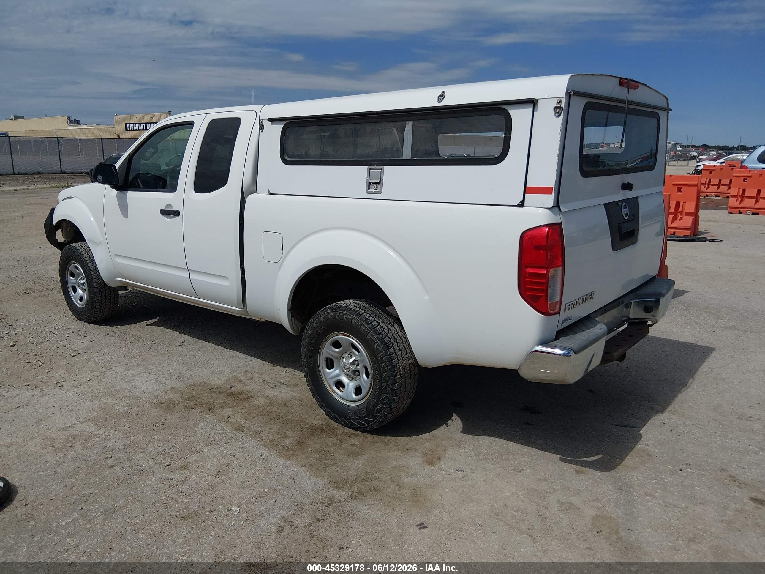 2015 Nissan Frontier S/sv-i4 White vin: 1N6BD0CT5FN737819
