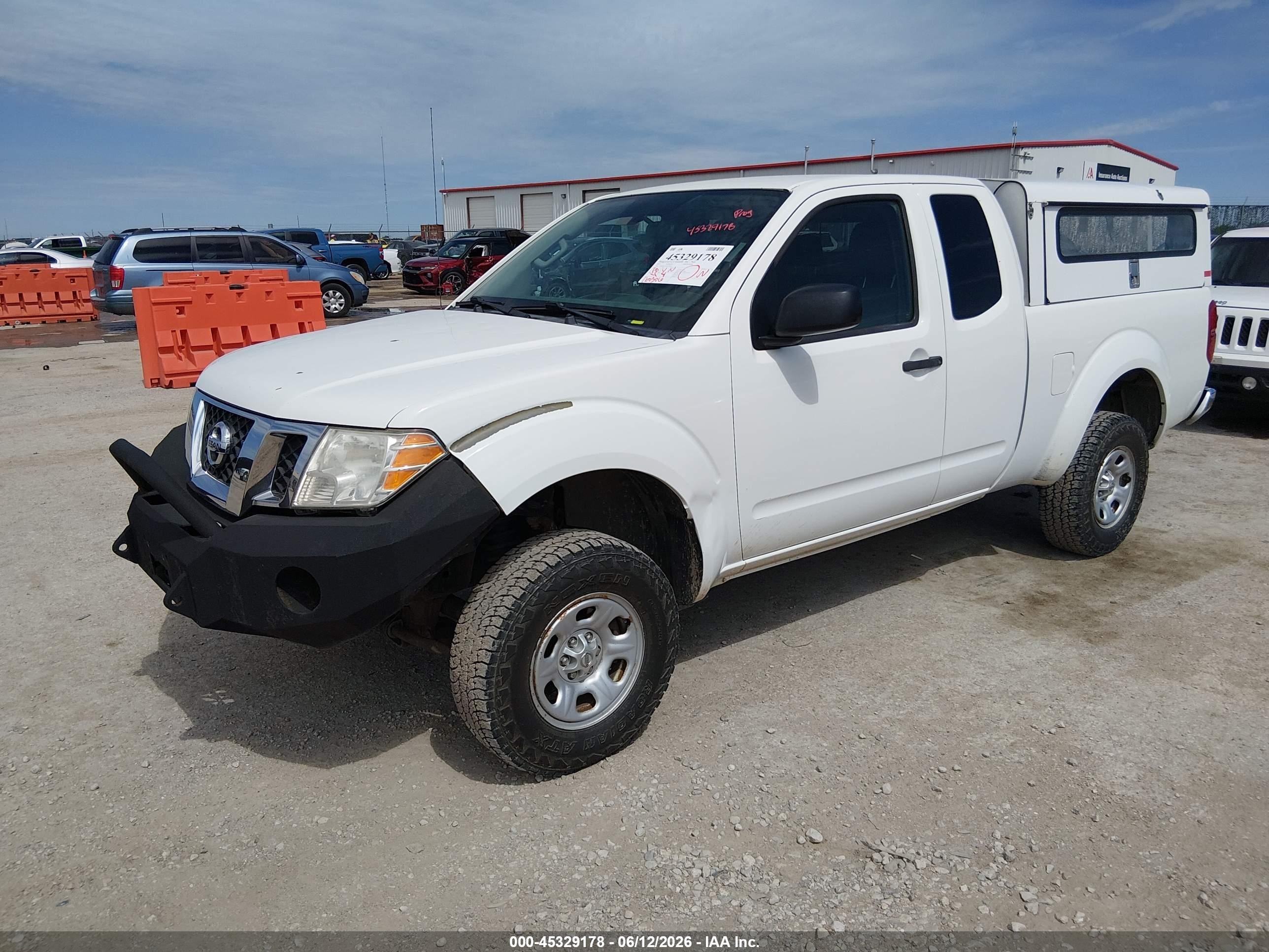 2015 Nissan Frontier S/sv-i4 White vin: 1N6BD0CT5FN737819