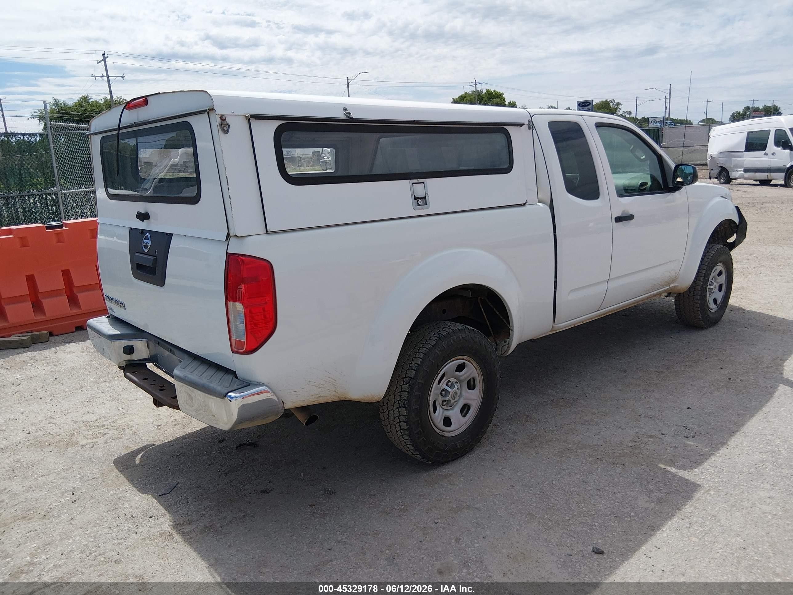2015 Nissan Frontier S/sv-i4 White vin: 1N6BD0CT5FN737819
