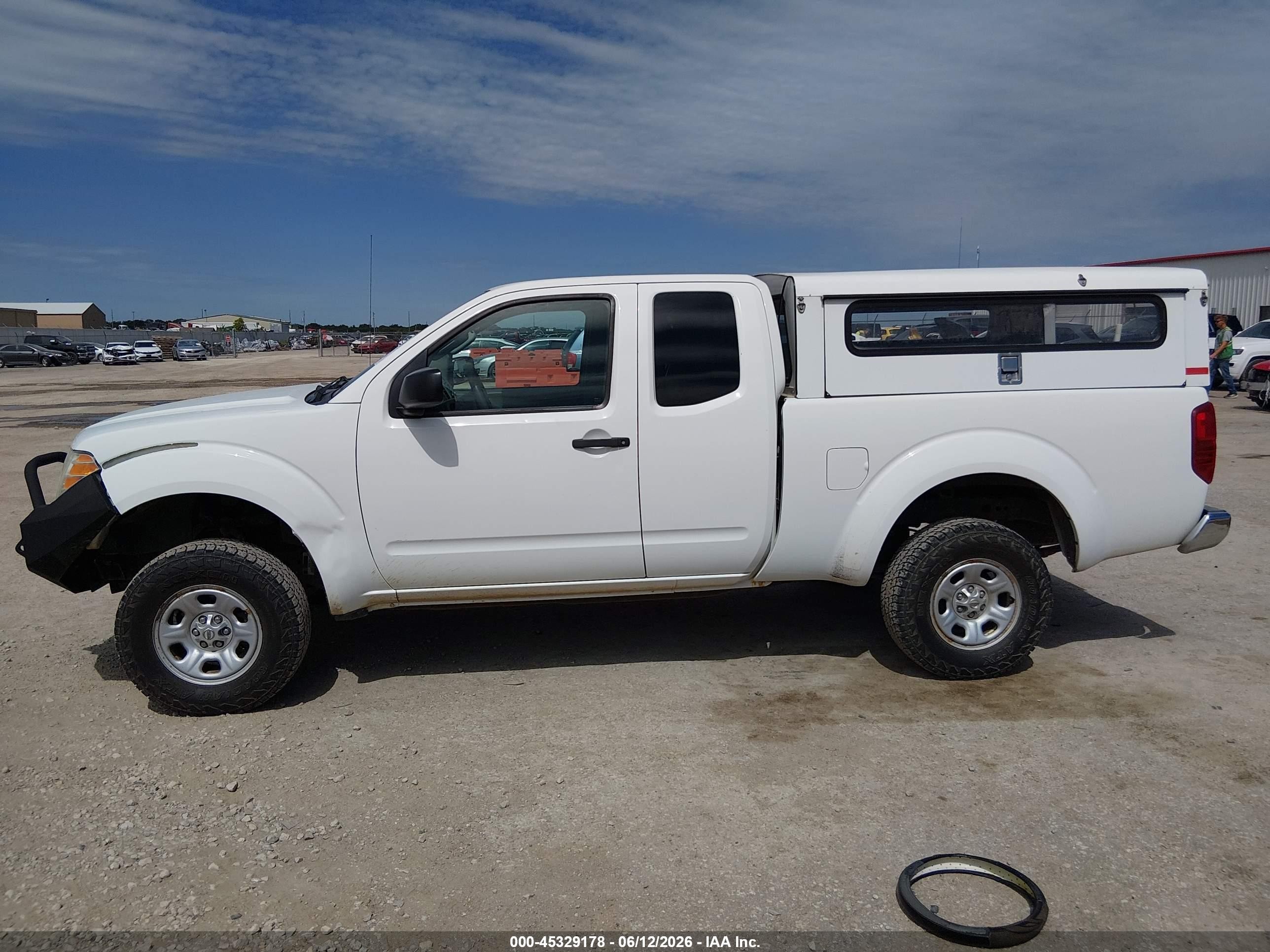 2015 Nissan Frontier S/sv-i4 White vin: 1N6BD0CT5FN737819