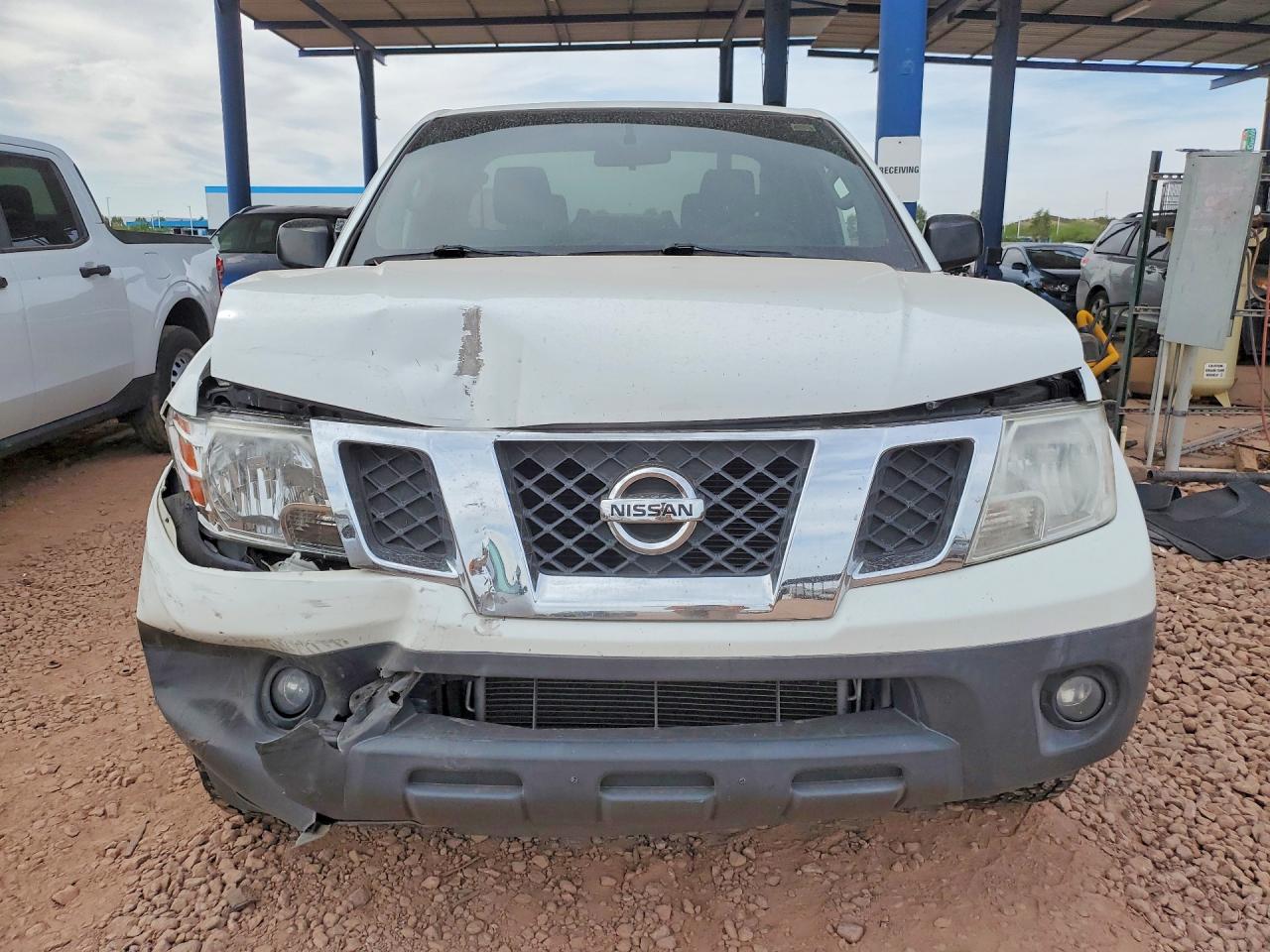 2015 Nissan Frontier S White vin: 1N6BD0CT5FN754801
