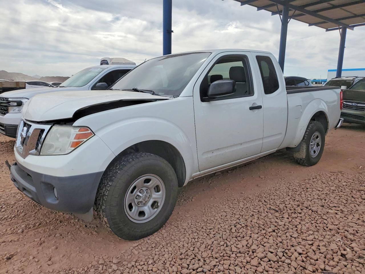 2015 Nissan Frontier S White vin: 1N6BD0CT5FN754801