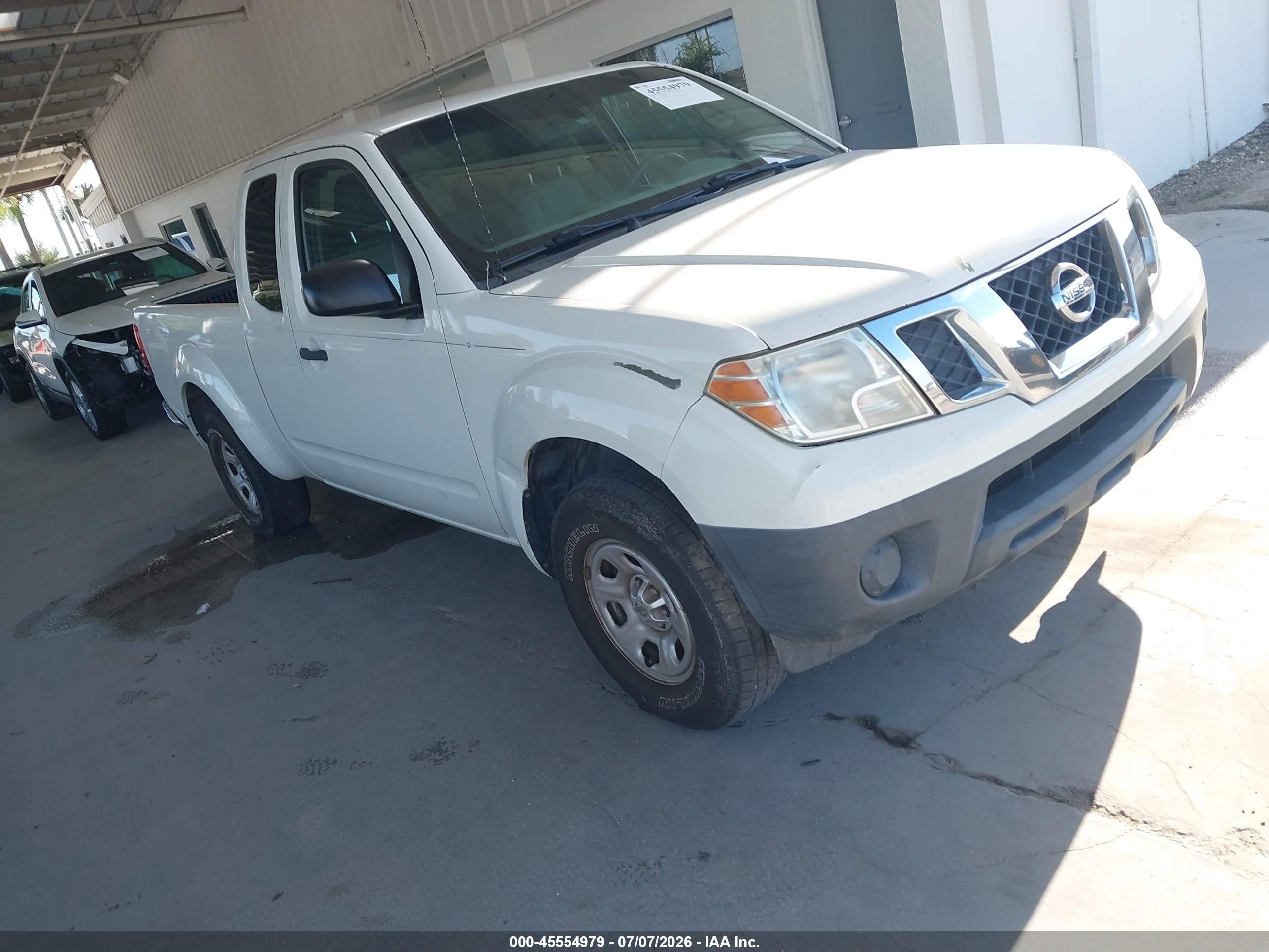 2015 Nissan Frontier S White vin: 1N6BD0CT5FN755818