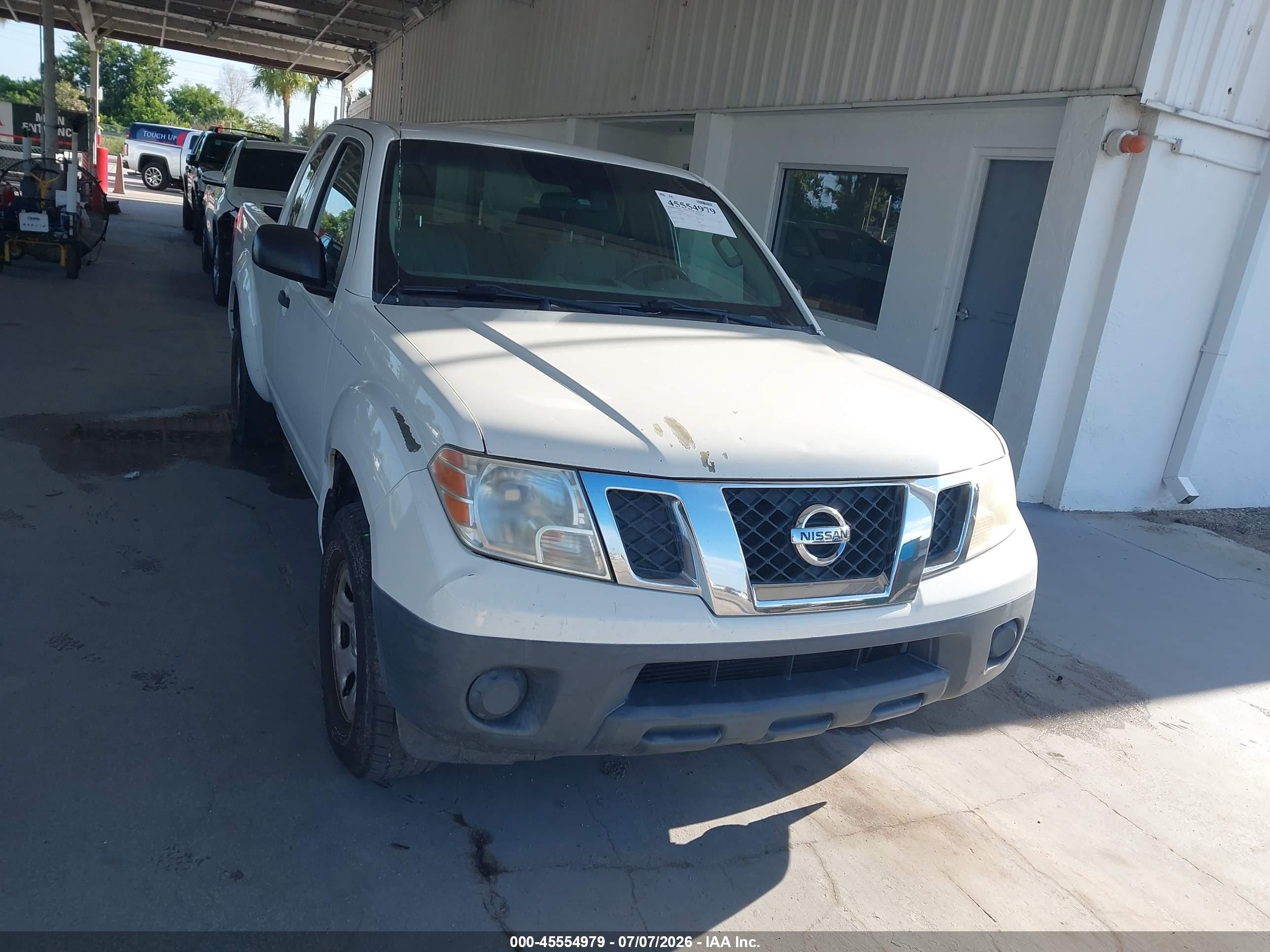 2015 Nissan Frontier S White vin: 1N6BD0CT5FN755818