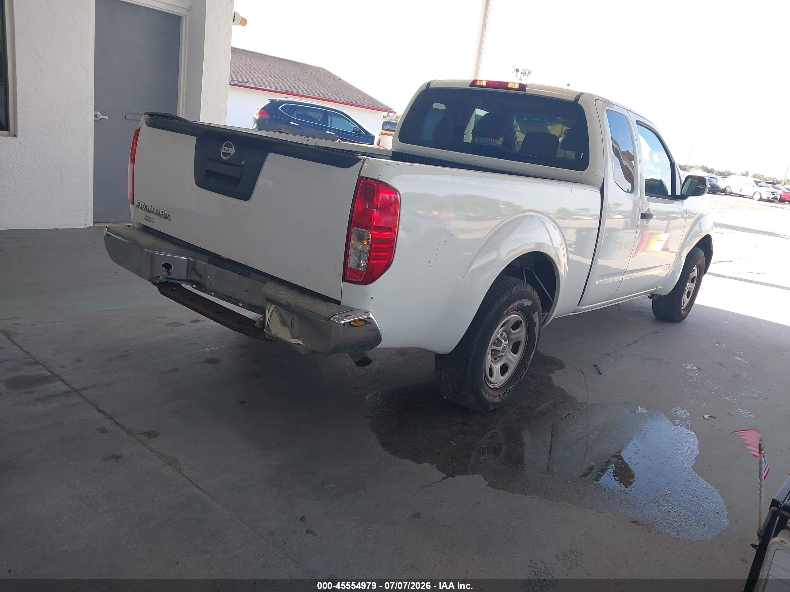 2015 Nissan Frontier S White vin: 1N6BD0CT5FN755818