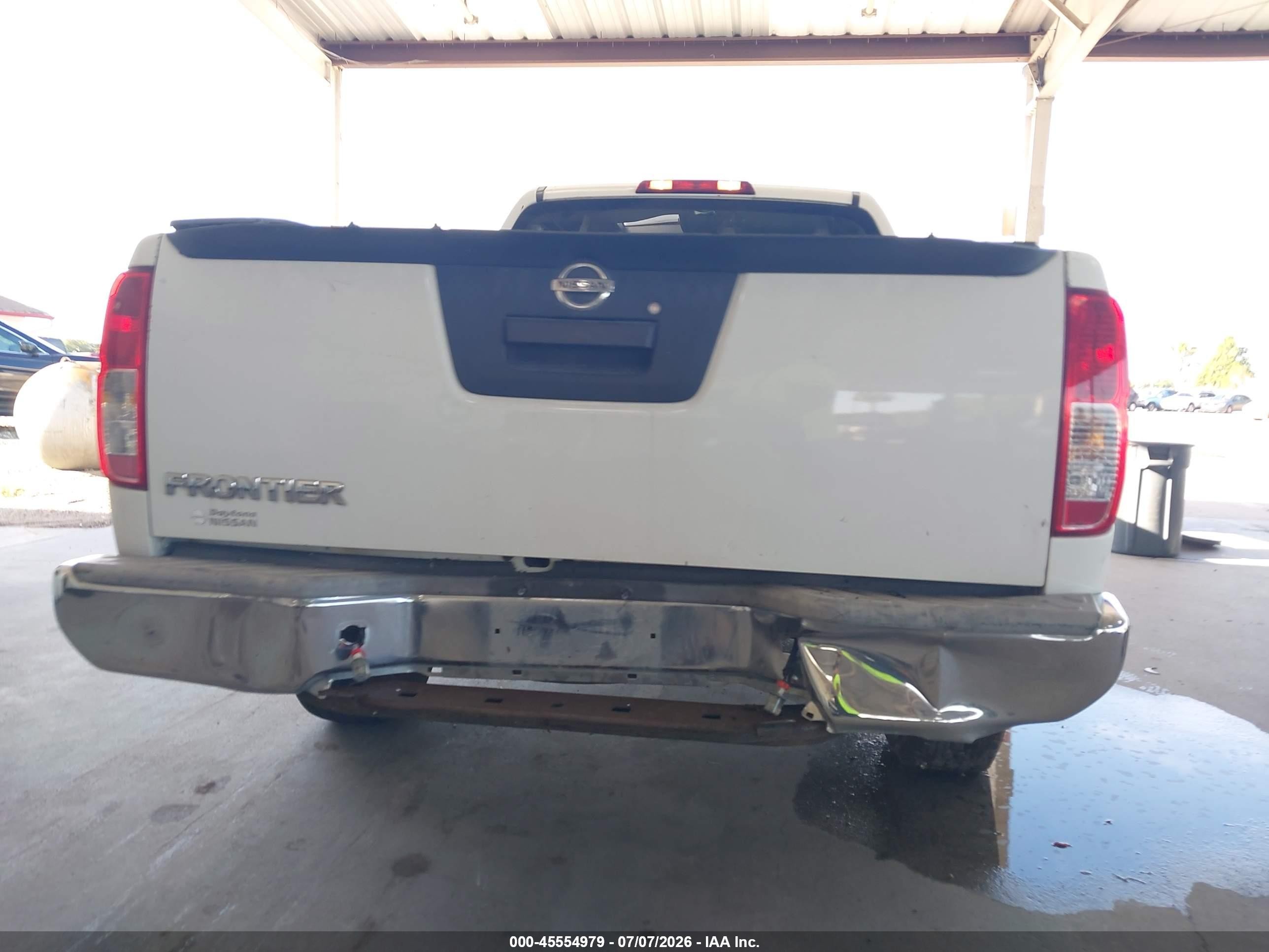 2015 Nissan Frontier S White vin: 1N6BD0CT5FN755818
