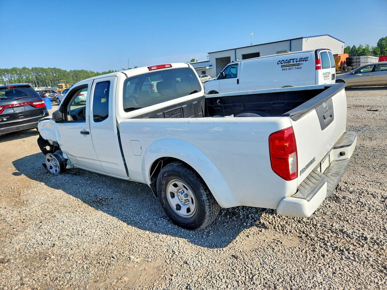 2018 Nissan Frontier S White vin: 1N6BD0CT5JN769825