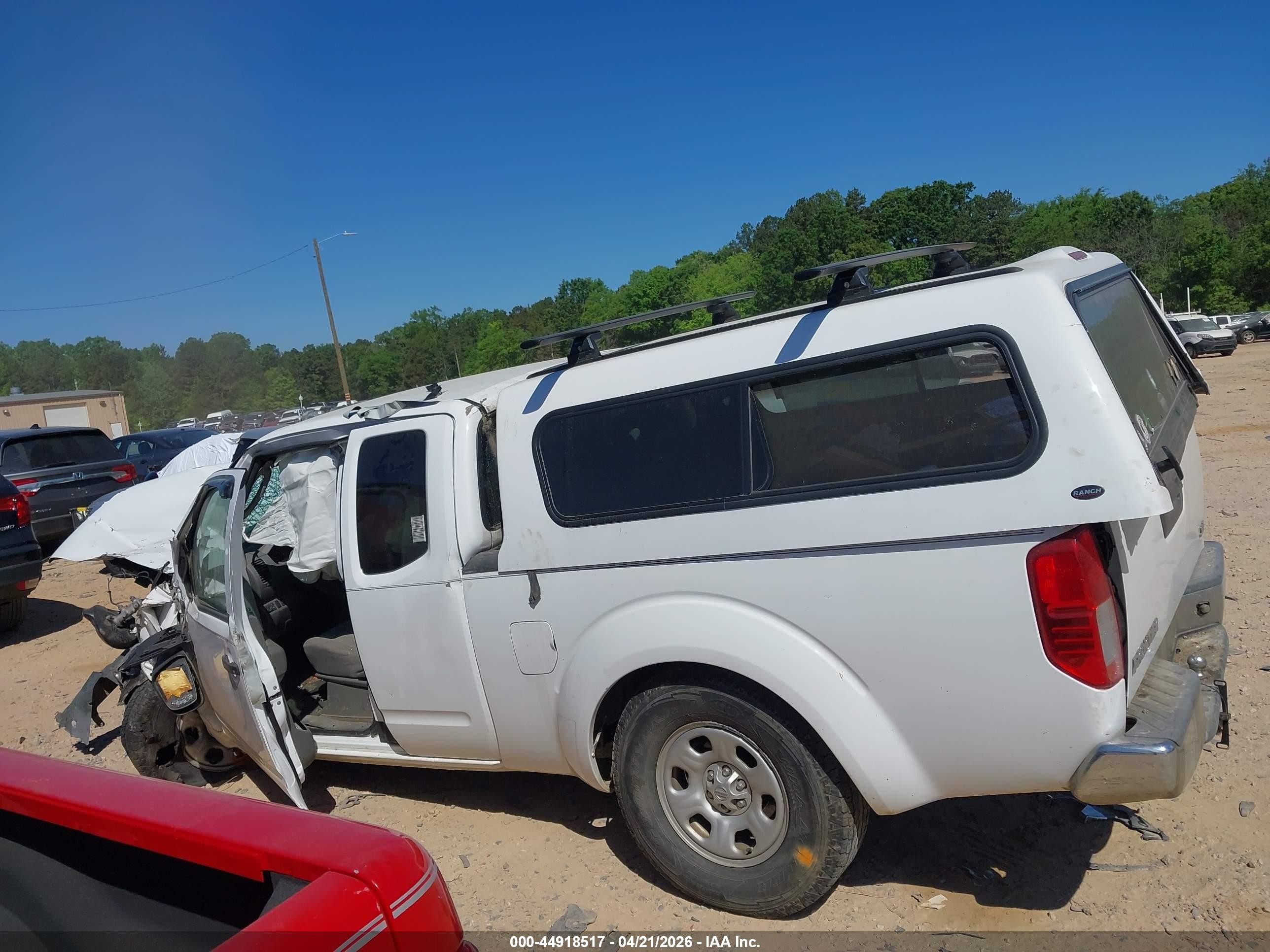 2010 Nissan Frontier Se-i4 White vin: 1N6BD0CT6AC410270