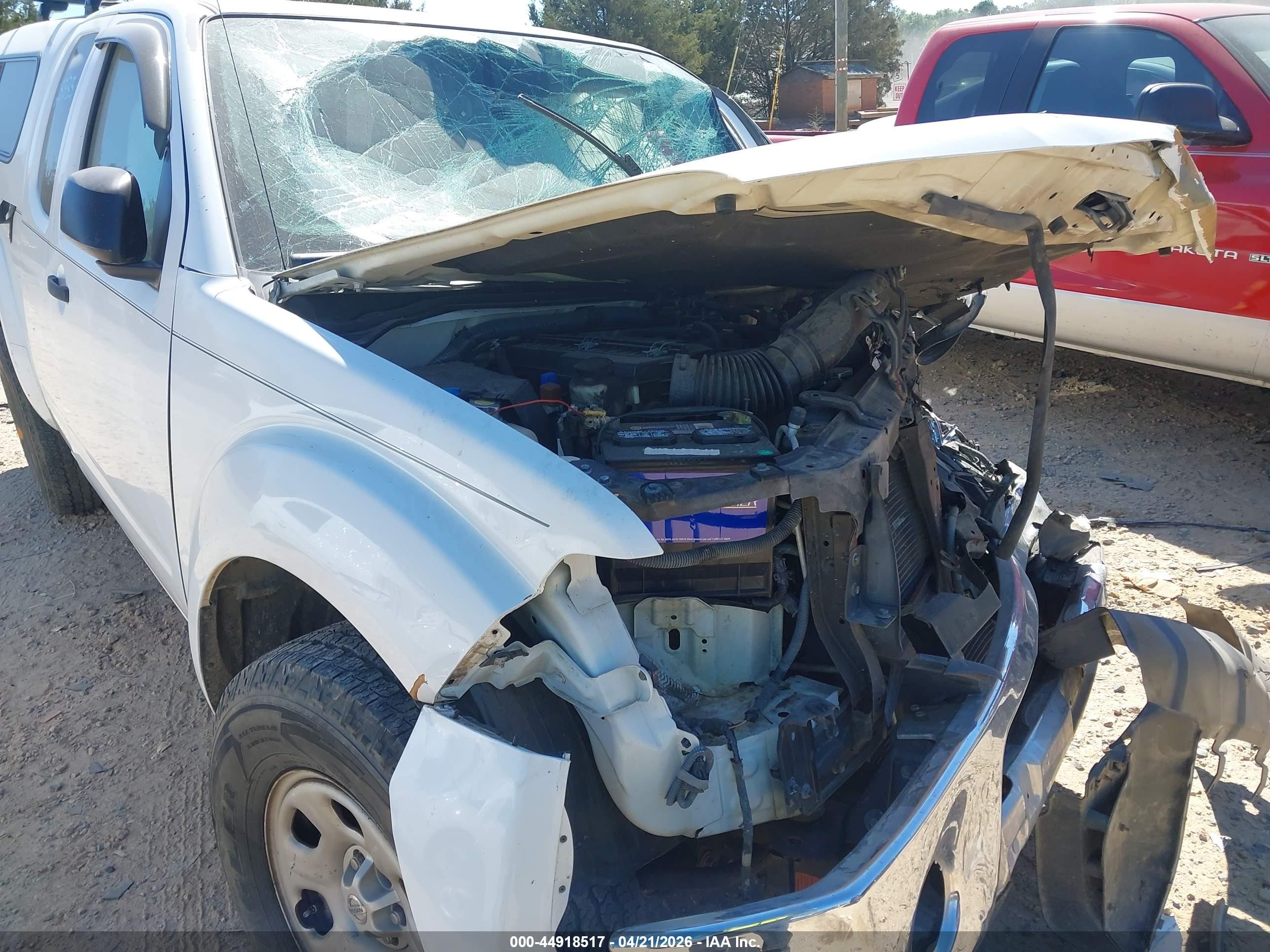 2010 Nissan Frontier Se-i4 White vin: 1N6BD0CT6AC410270