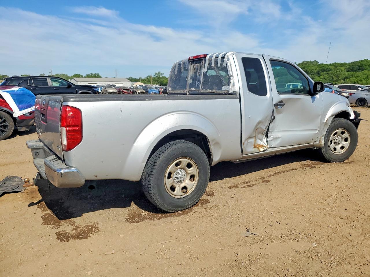 2010 Nissan Frontier Xe Silver vin: 1N6BD0CT6AC416862