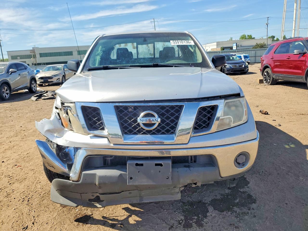 2010 Nissan Frontier Xe Silver vin: 1N6BD0CT6AC416862