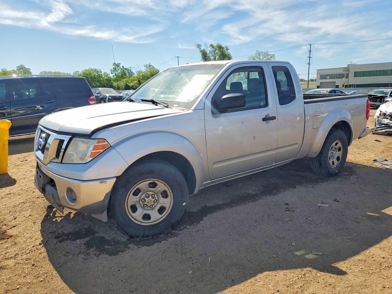 2010 Nissan Frontier Xe Silver vin: 1N6BD0CT6AC416862