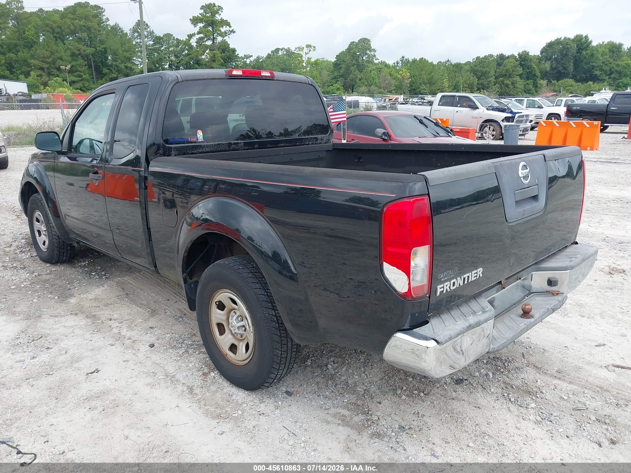 2011 Nissan Frontier S Черный vin: 1N6BD0CT6BC418872