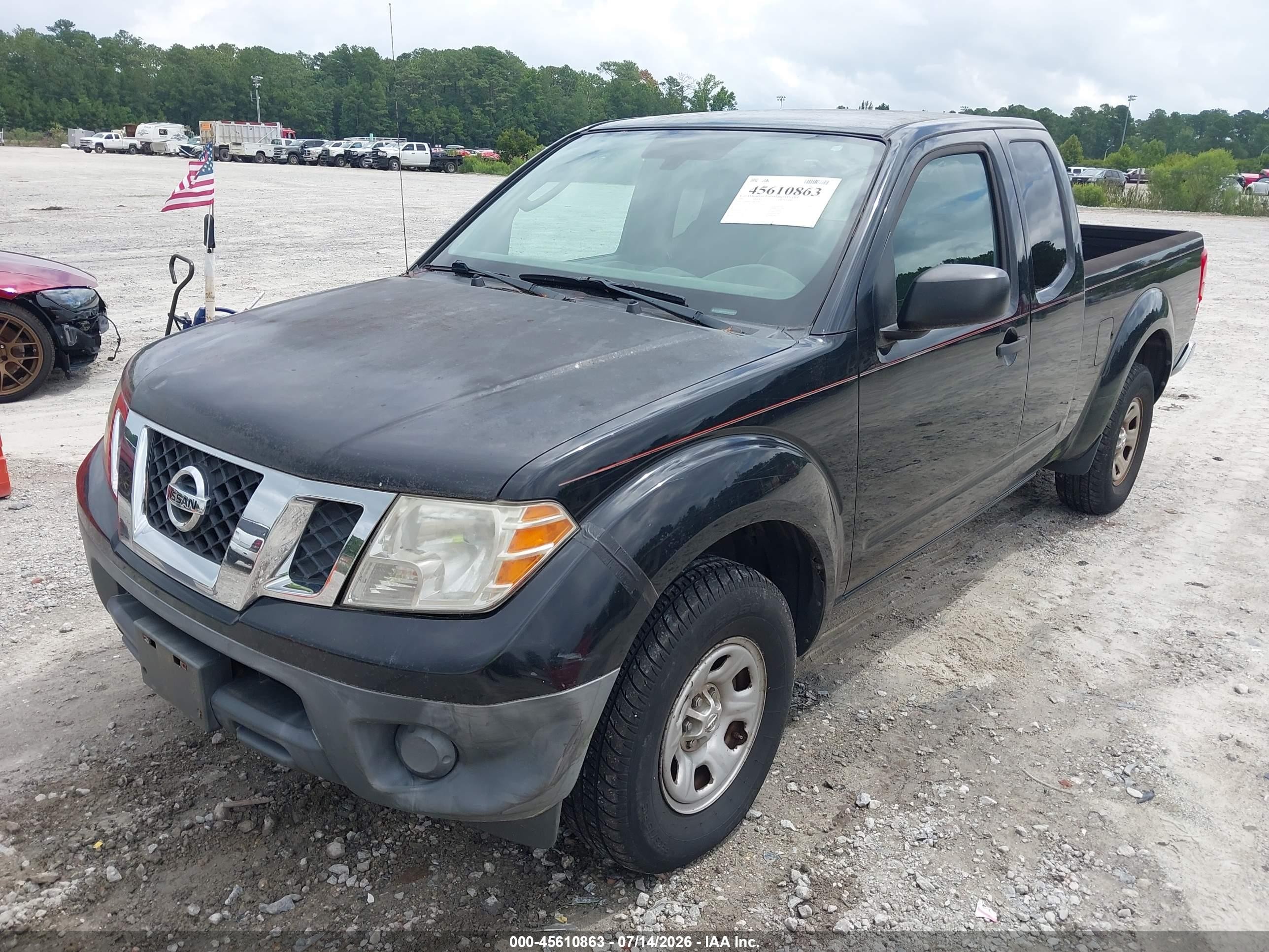 2011 Nissan Frontier S Черный vin: 1N6BD0CT6BC418872