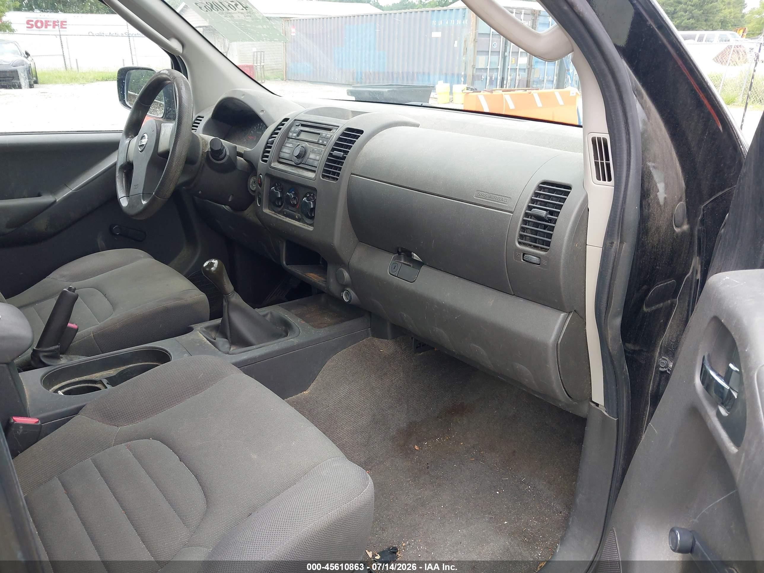 2011 Nissan Frontier S Черный vin: 1N6BD0CT6BC418872