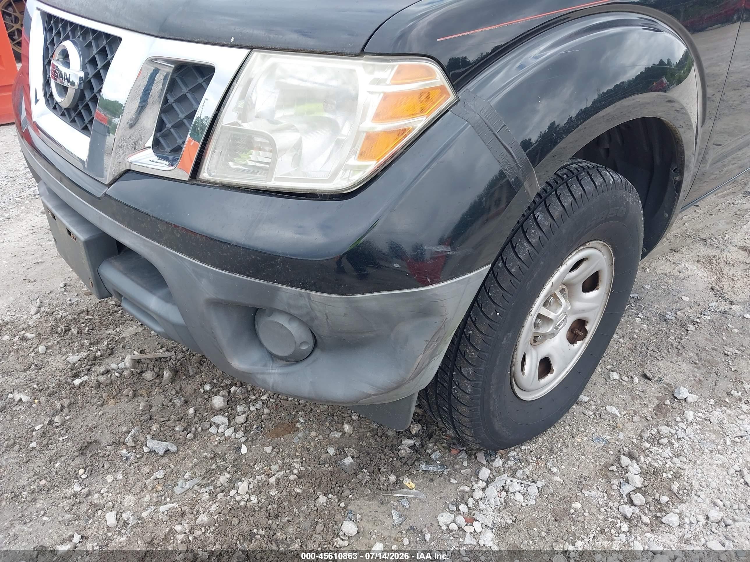 2011 Nissan Frontier S Черный vin: 1N6BD0CT6BC418872