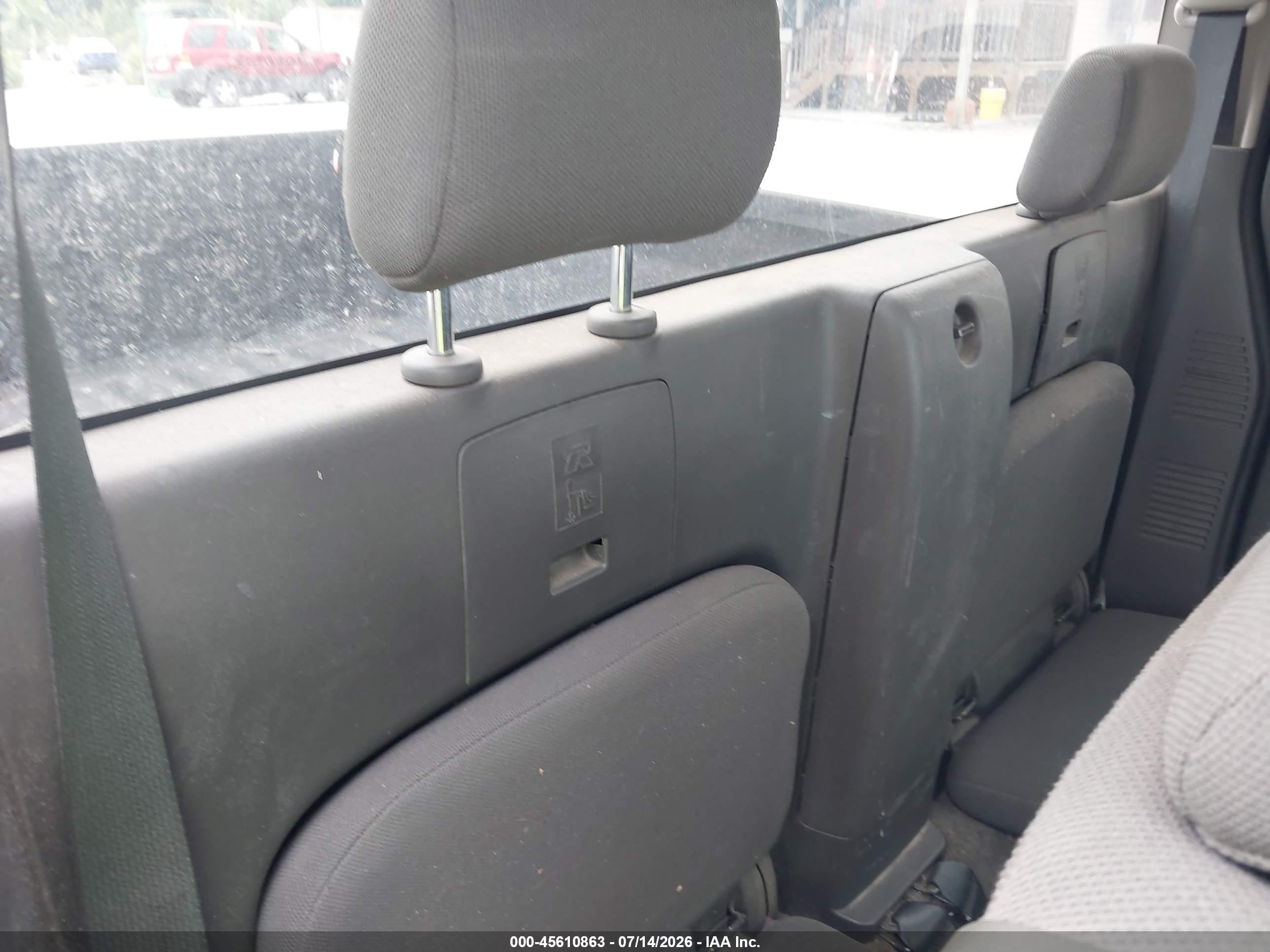 2011 Nissan Frontier S Черный vin: 1N6BD0CT6BC418872