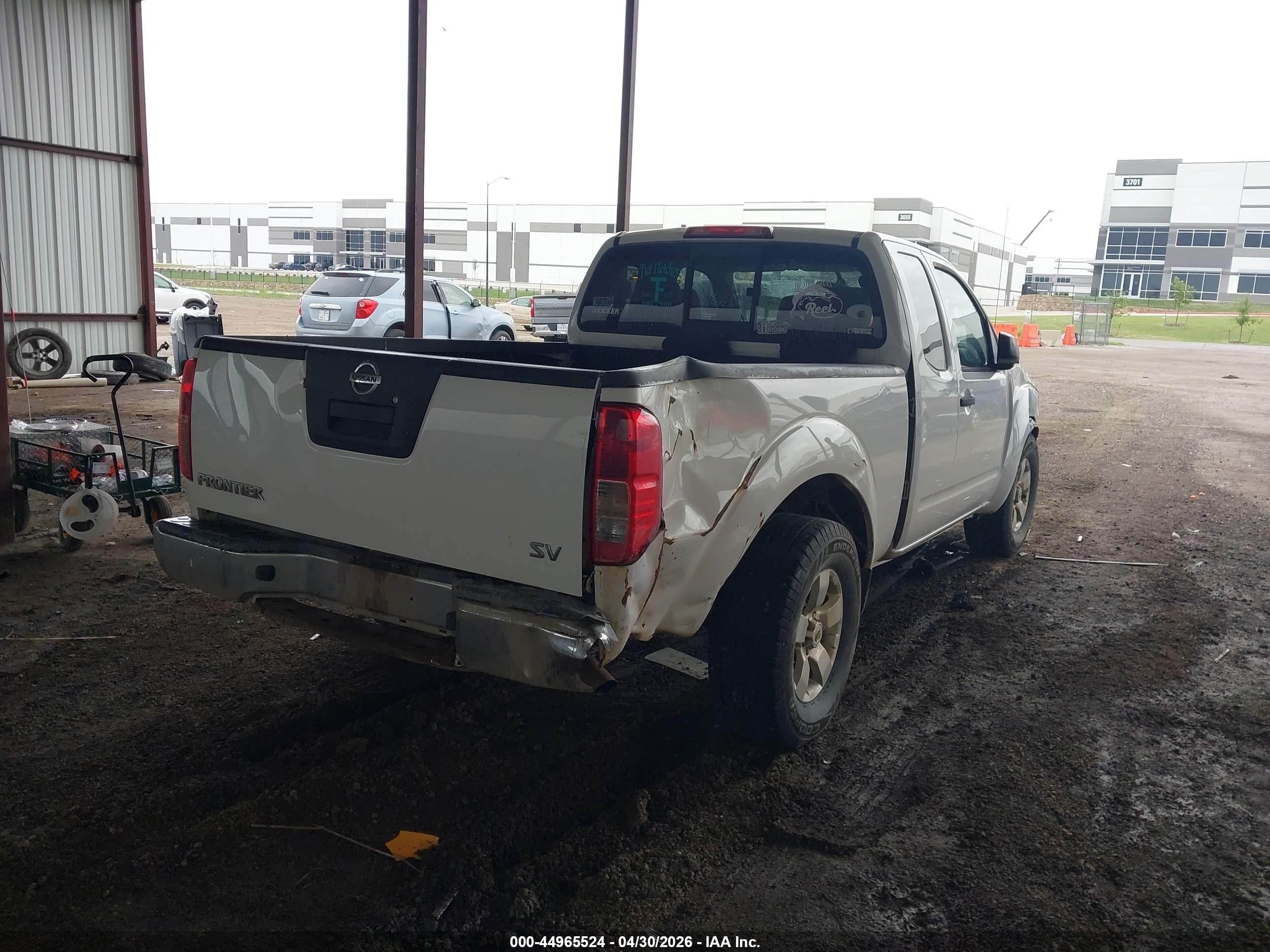 2012 Nissan Frontier Sv-i4 White vin: 1N6BD0CT6CC481181