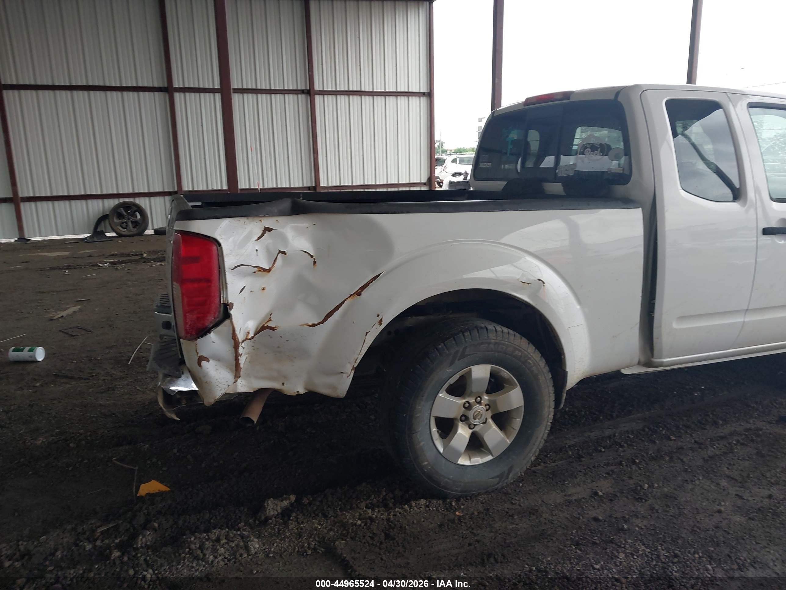 2012 Nissan Frontier Sv-i4 White vin: 1N6BD0CT6CC481181