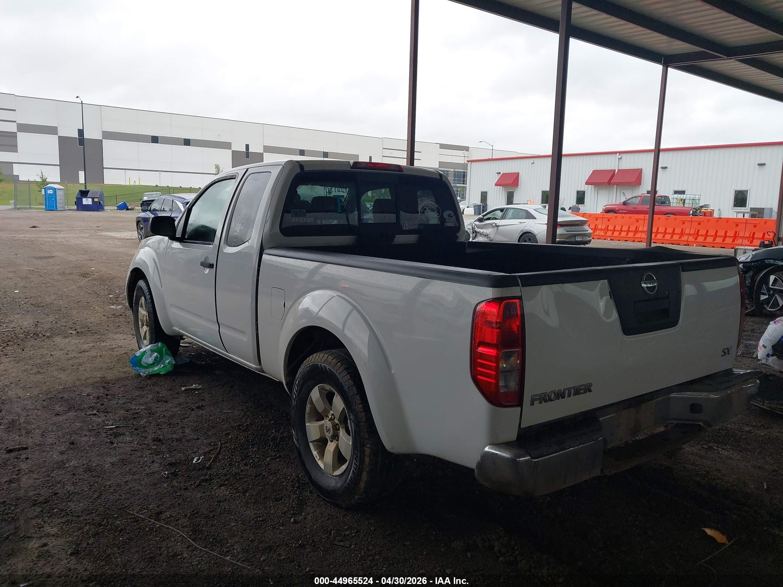 2012 Nissan Frontier Sv-i4 White vin: 1N6BD0CT6CC481181