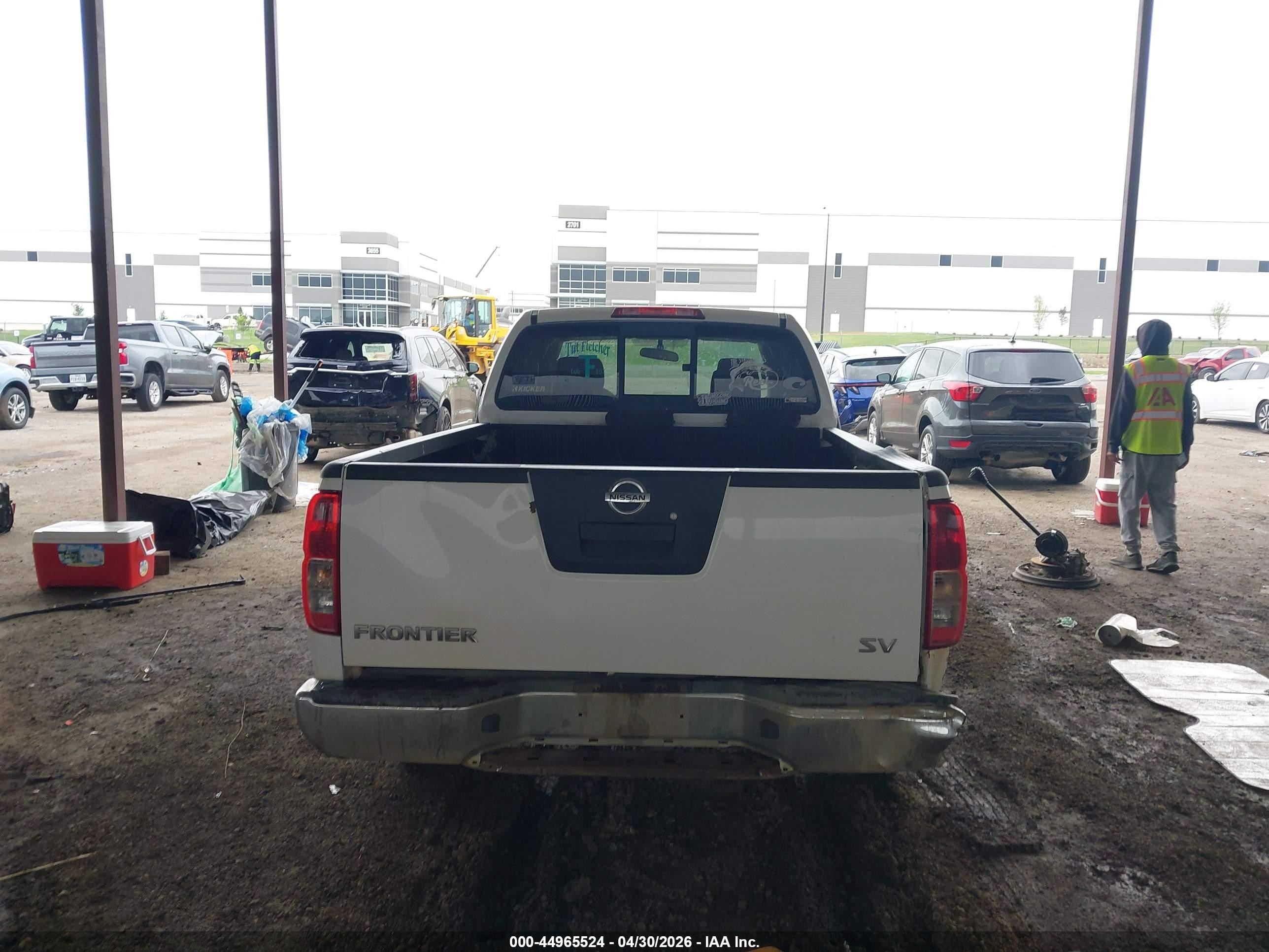 2012 Nissan Frontier Sv-i4 White vin: 1N6BD0CT6CC481181