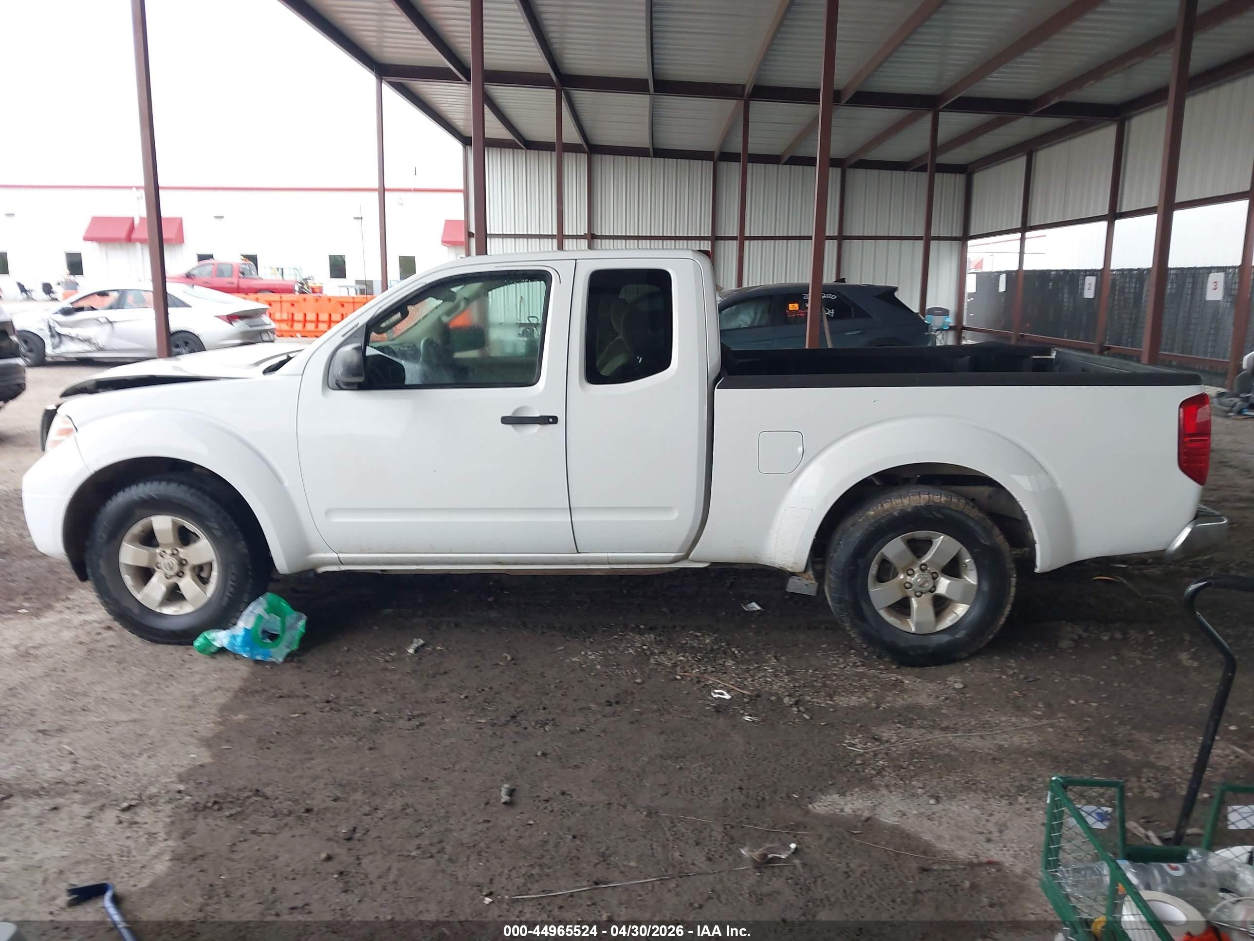 2012 Nissan Frontier Sv-i4 White vin: 1N6BD0CT6CC481181