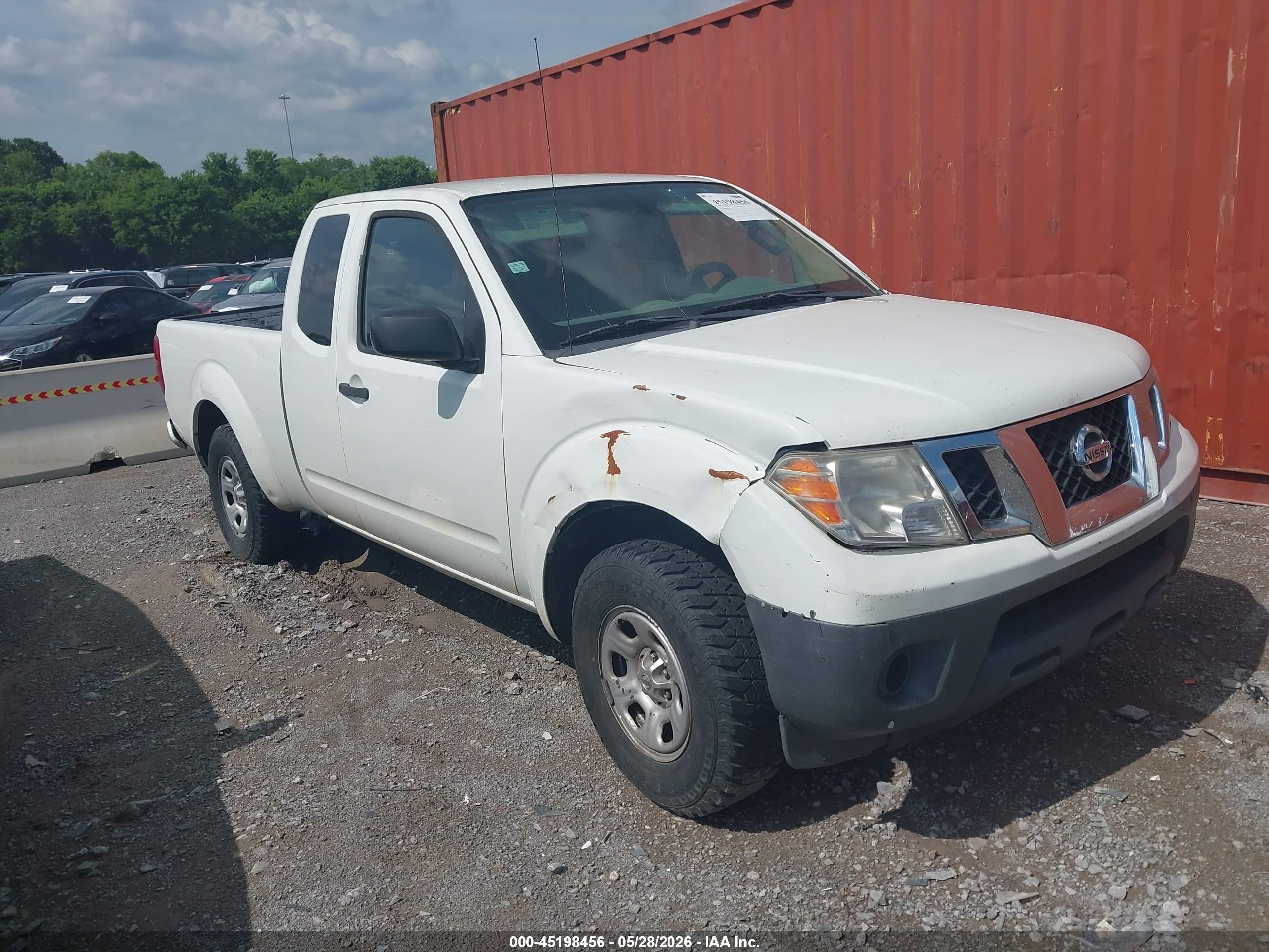 2013 Nissan Frontier S White vin: 1N6BD0CT6DN723005
