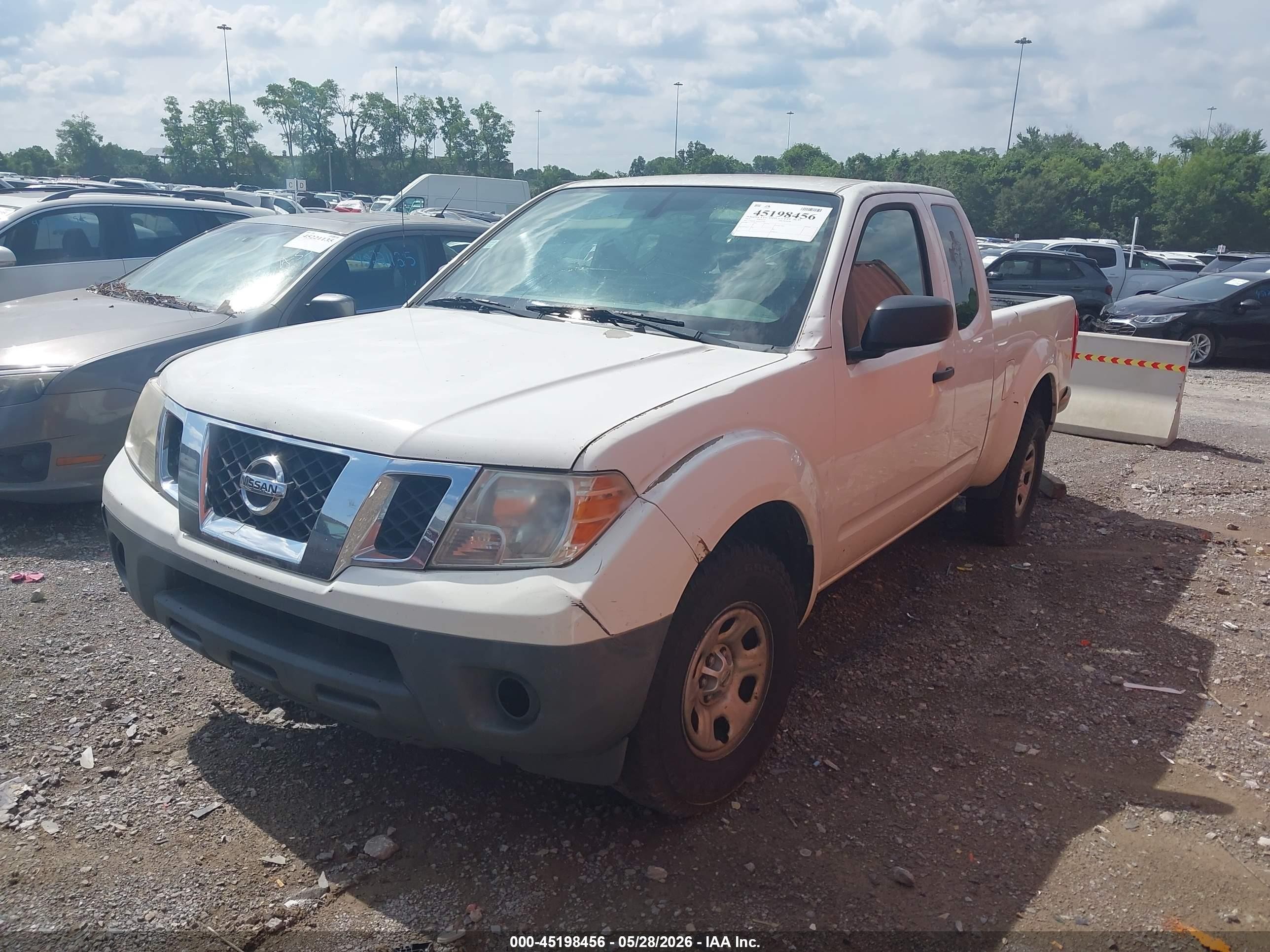2013 Nissan Frontier S White vin: 1N6BD0CT6DN723005