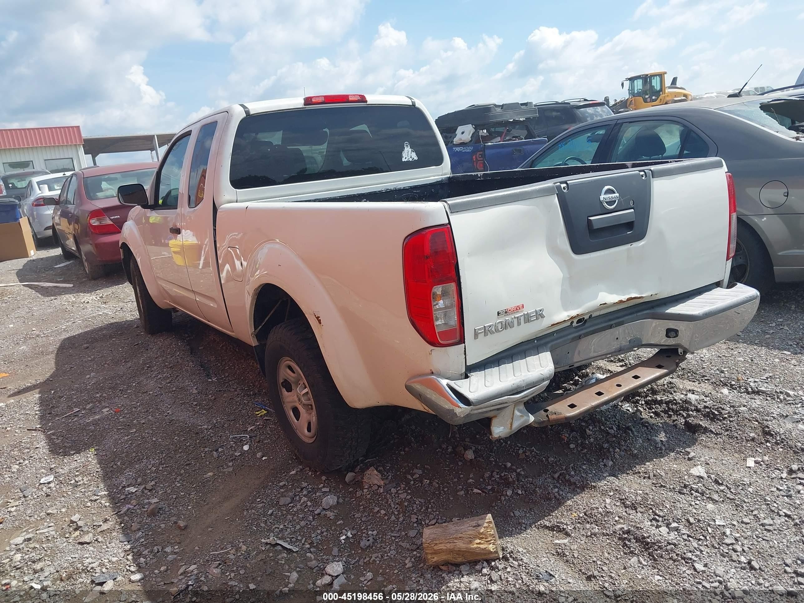 2013 Nissan Frontier S White vin: 1N6BD0CT6DN723005