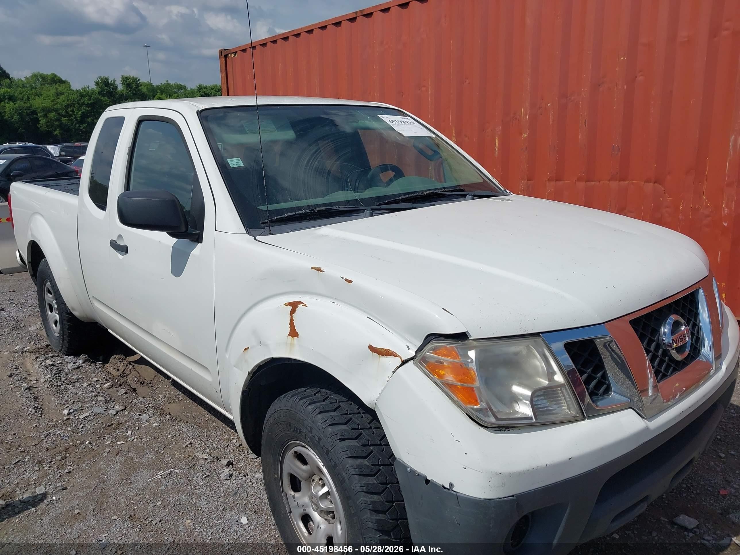 2013 Nissan Frontier S White vin: 1N6BD0CT6DN723005