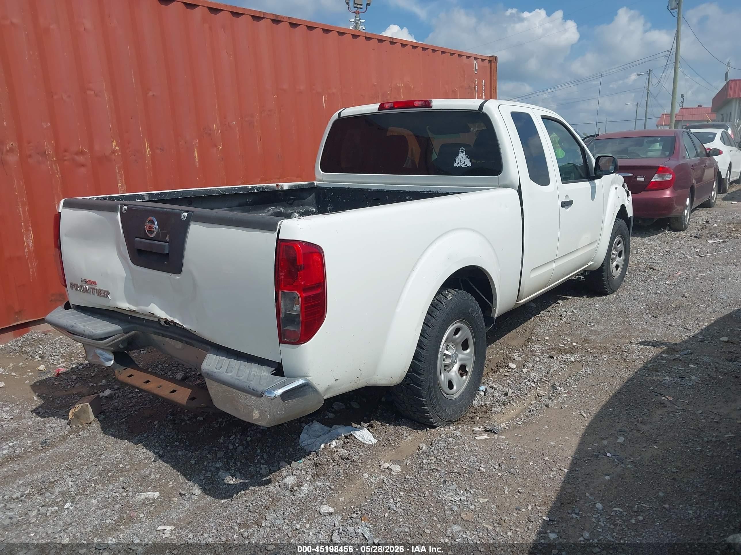 2013 Nissan Frontier S White vin: 1N6BD0CT6DN723005